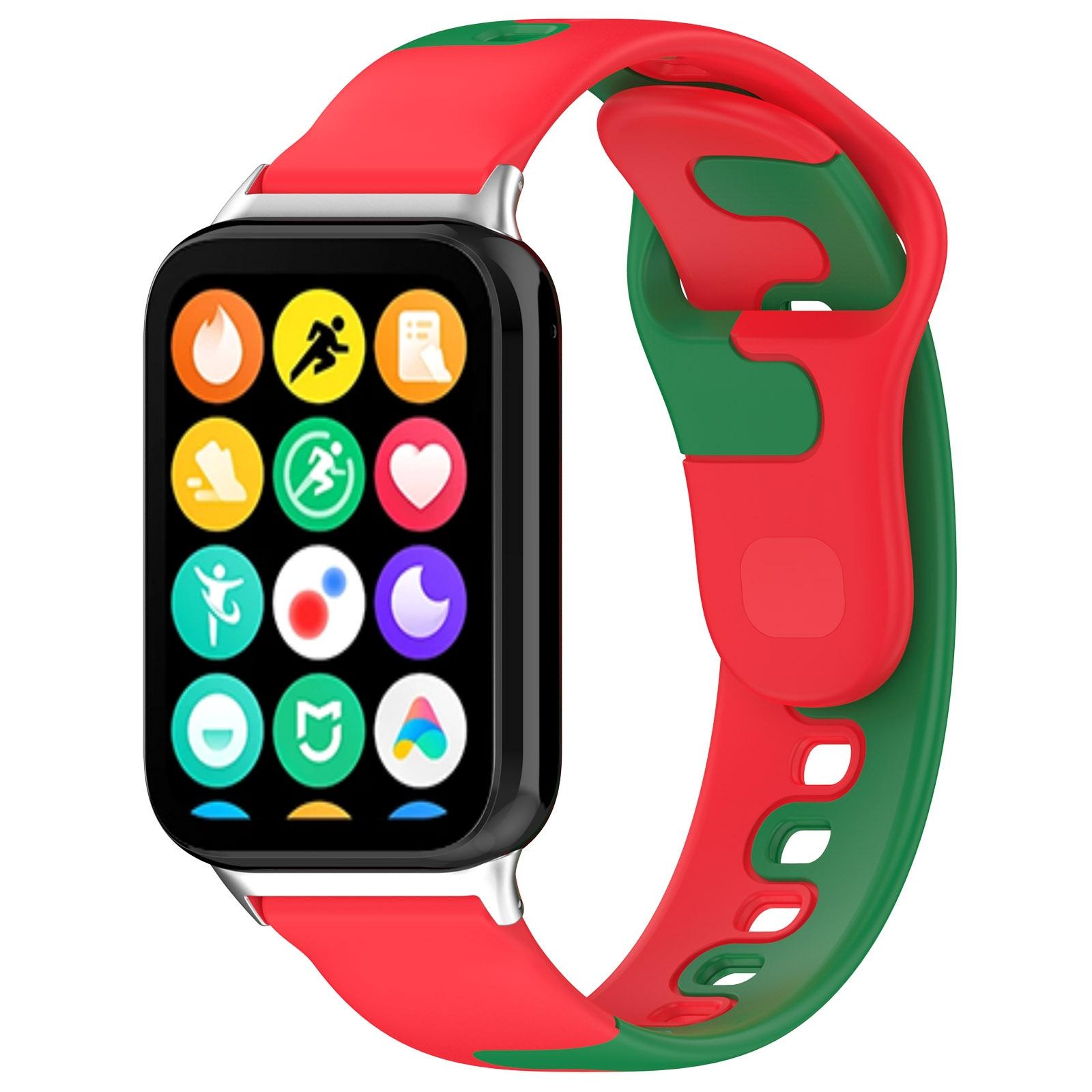 Xiaomi Band 10 Pro Redmi Watch 6 5 Dual Color Silicone Watch Band Replacement Strap 9
