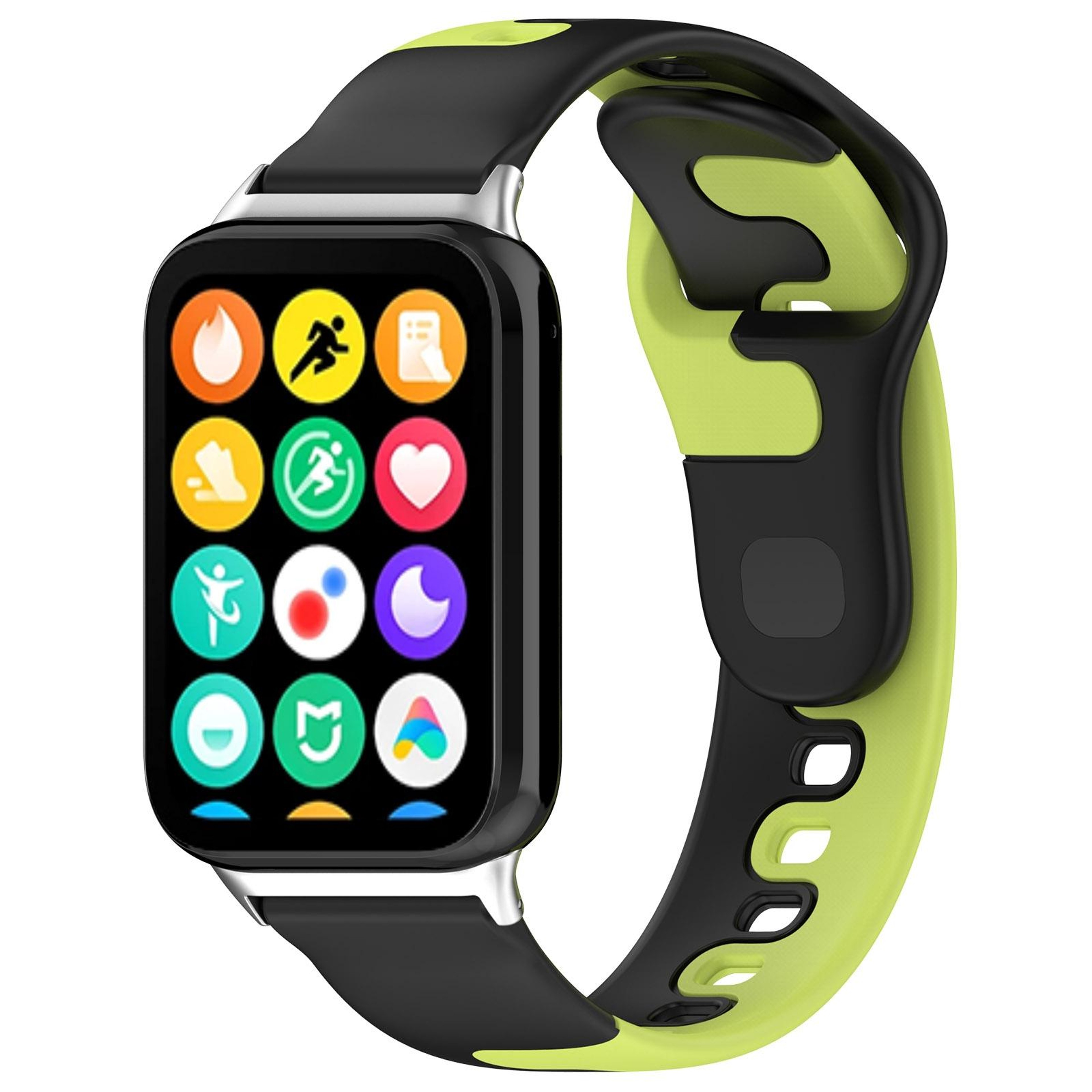 Xiaomi Band 10 Pro Redmi Watch 6 5 Dual Color Silicone Watch Band Replacement Strap 4