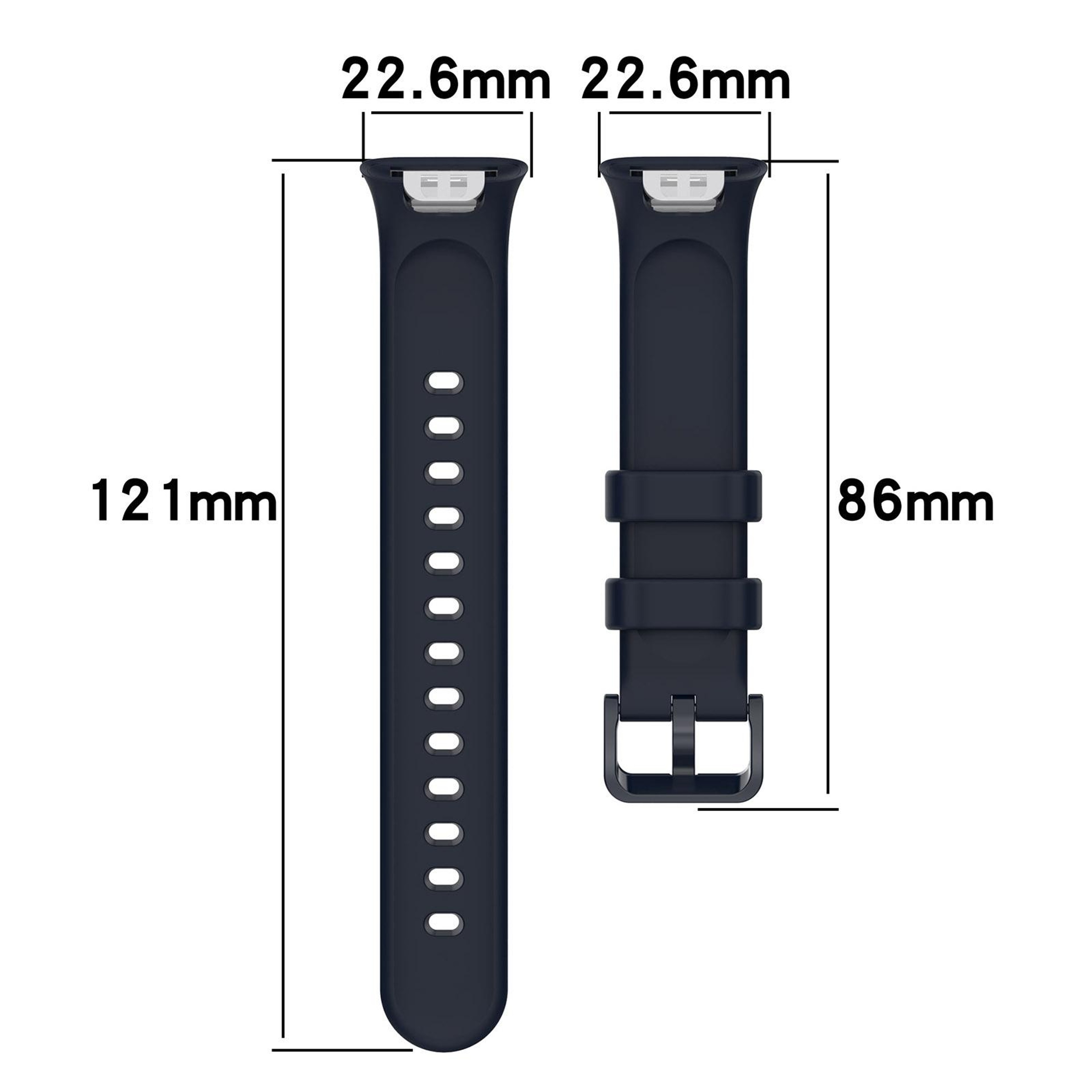Xiaomi Mi Band 7 Pro Leather Watch Band Litchi Texture Adjustable Replacement Strap 9