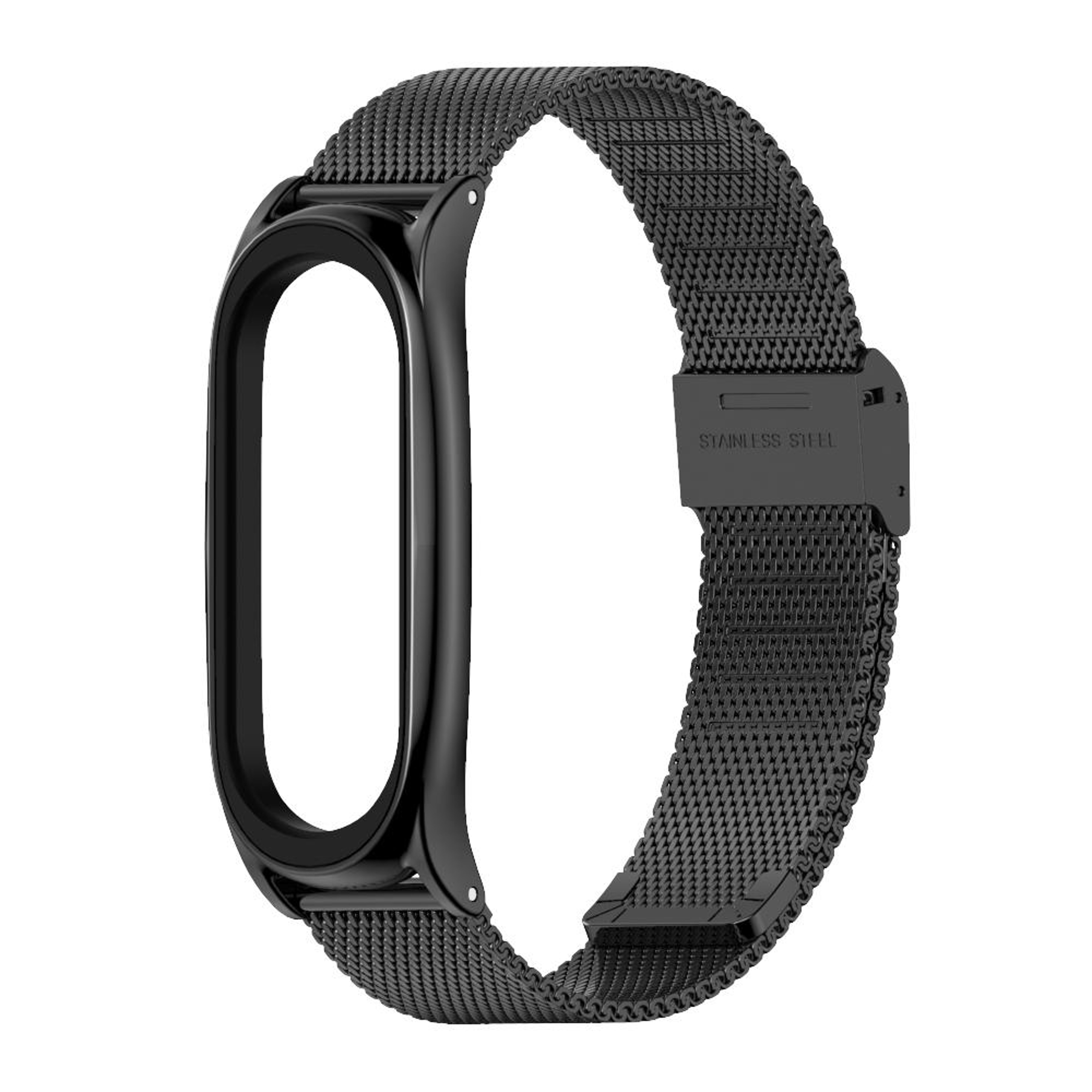 Mijobs Milan Stainless Steel Watch Band For Xiaomi Mi Band 6 5 Magnetic Mesh Replacement Strap 2