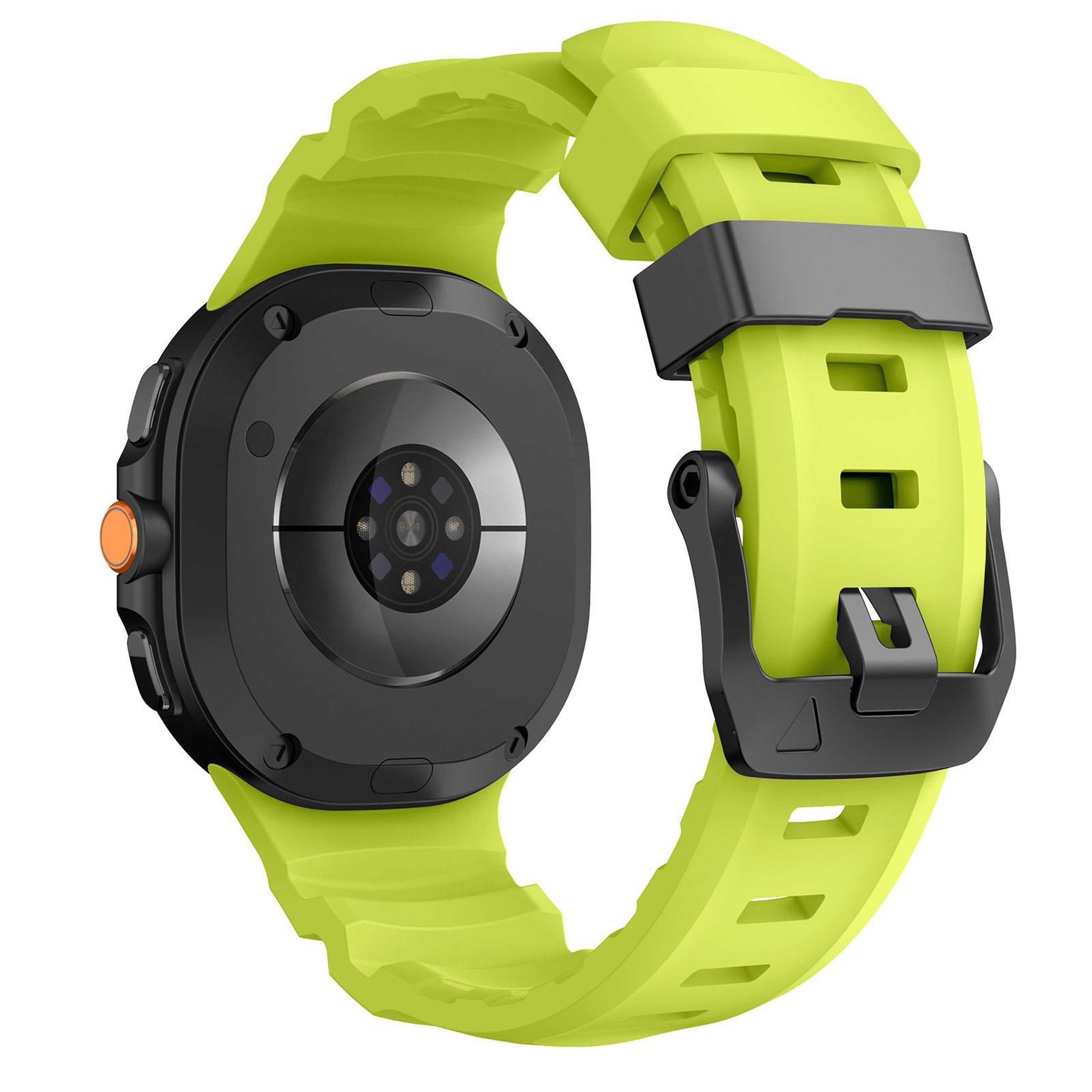 Samsung Galaxy Watch8 Watch8 Classic Silicone Watch Band Adjustable Sports Watch Strap With Black B 3