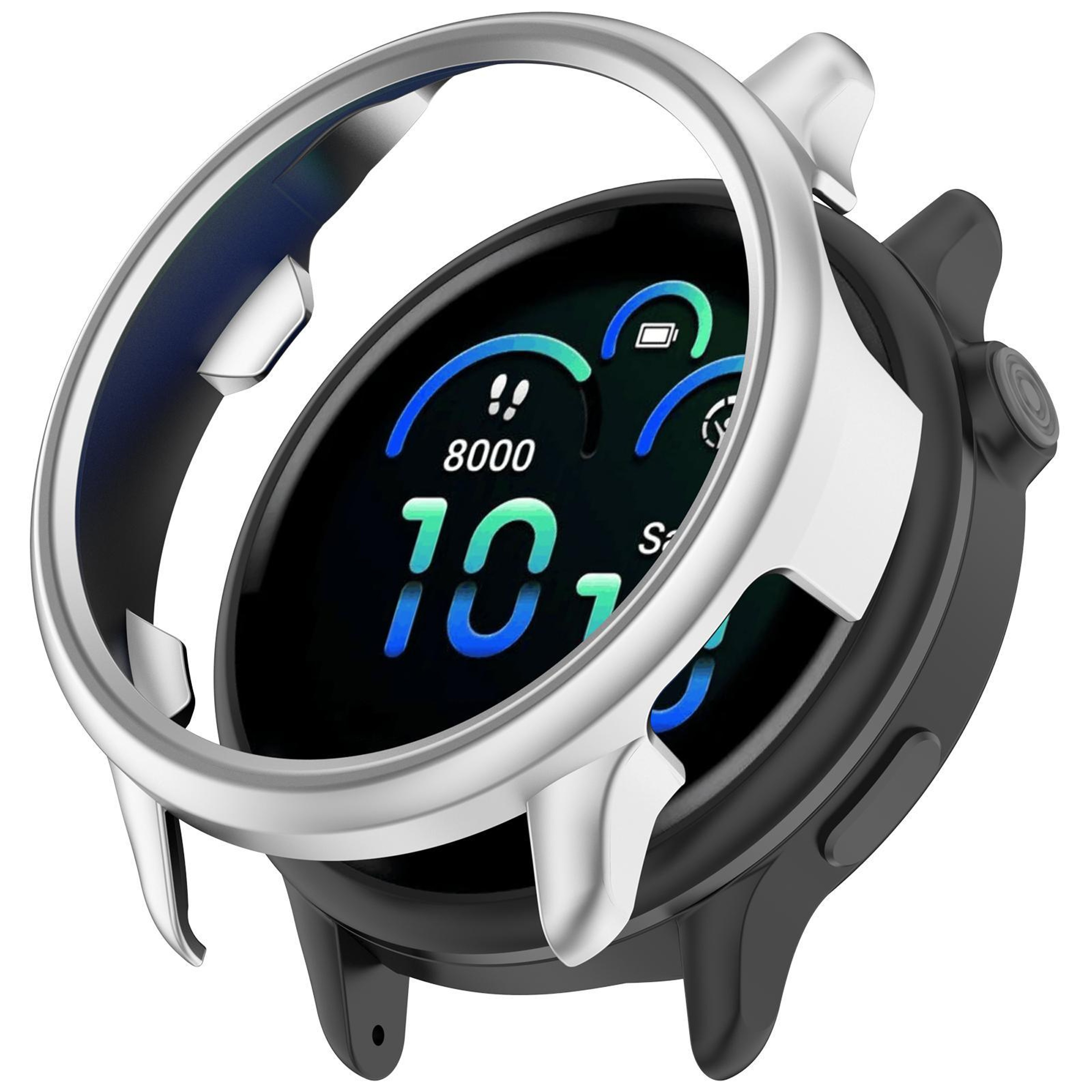 Garmin Vivoactive 6 Protective Watch Case With Built In Tempered Glass Screen Protector Lightweight 1