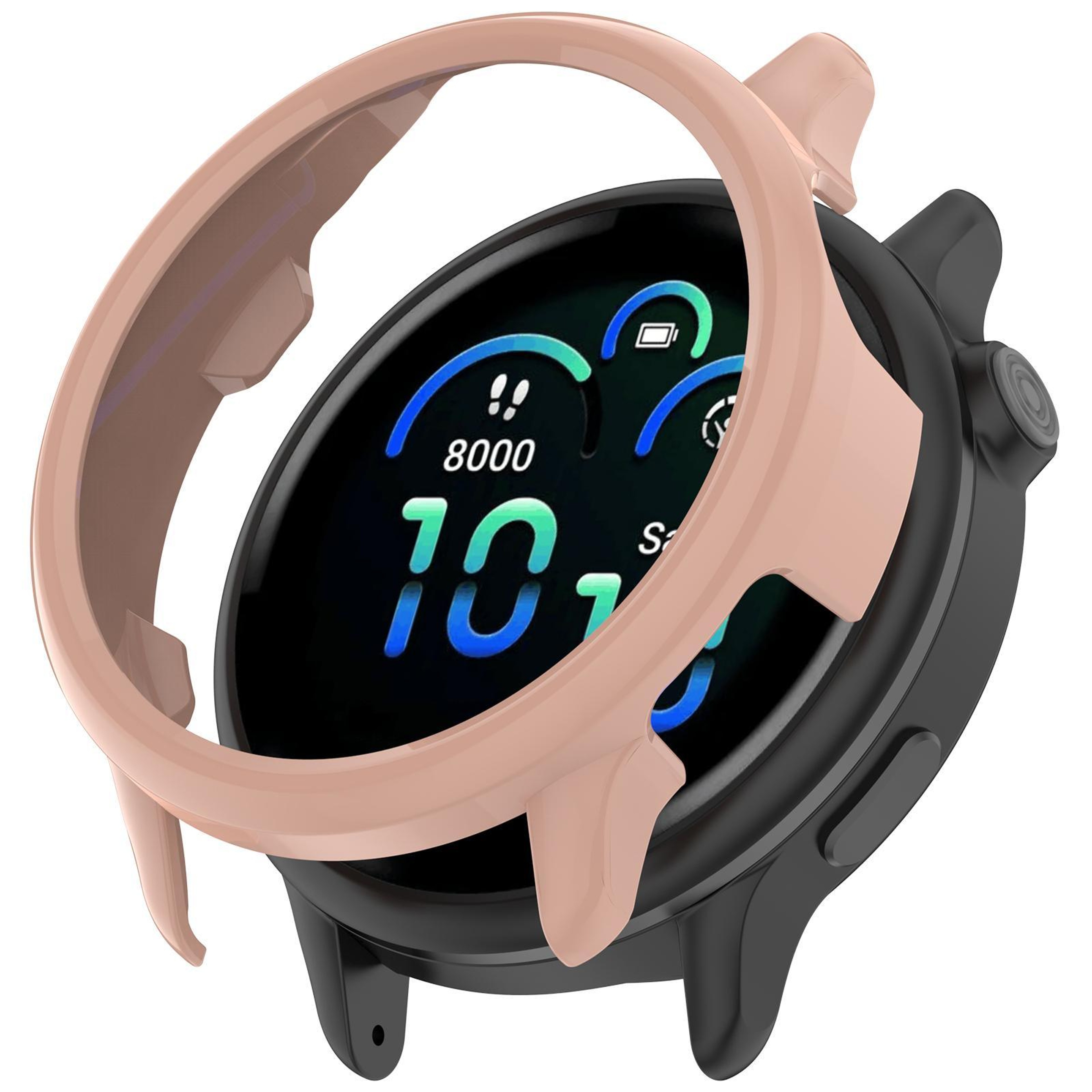 Garmin Vivoactive 6 Protective Watch Case With Built In Tempered Glass Screen Protector Lightweight 13