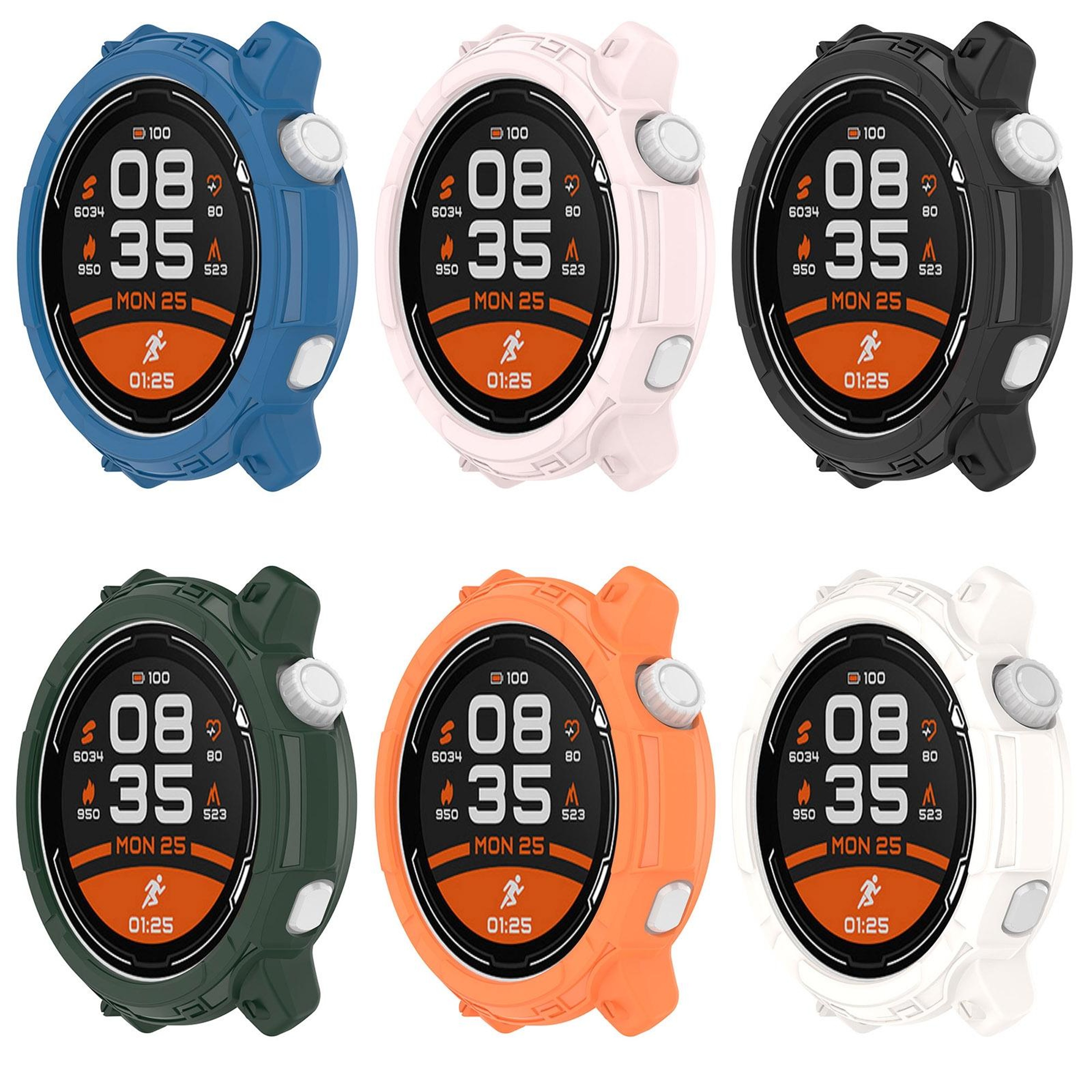 COROS Pace 2 TPU Watch Case Armor Hollow Protective Cover Lightweight Shockproof Bumper 9