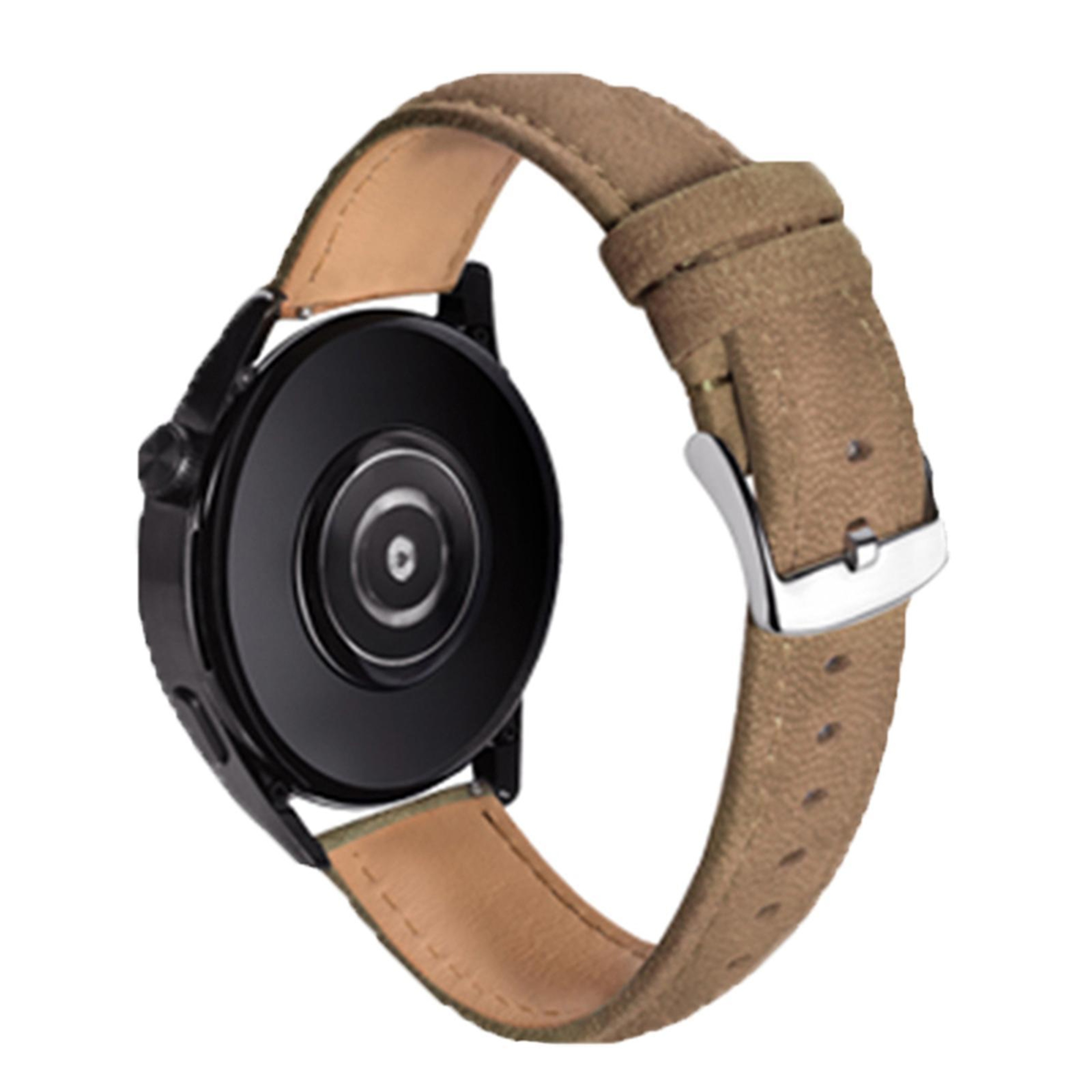 Genuine Leather Watch Strap Double Sided Plush Quick Release Replacement Watch Band – view 6