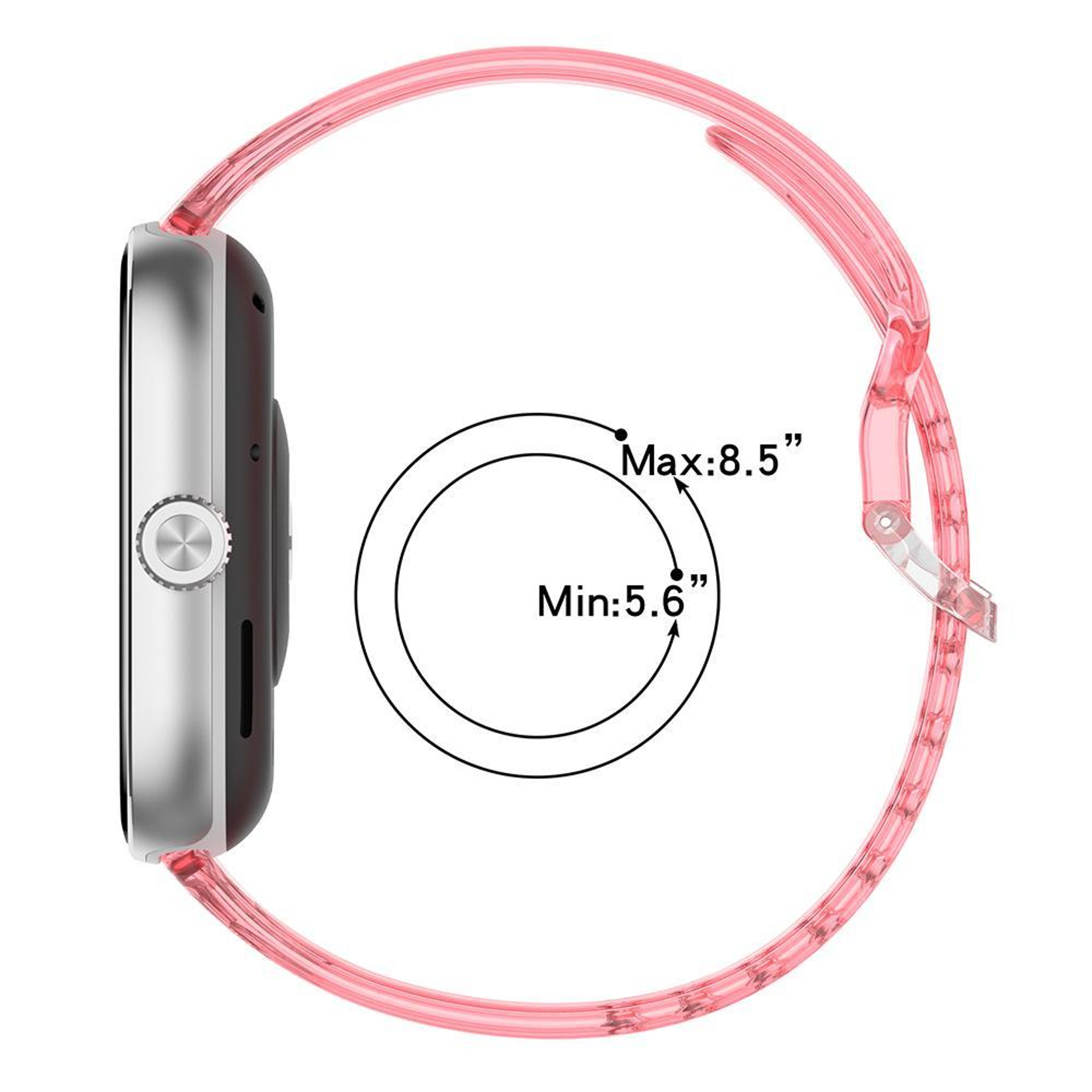 Color Changing TPU Watch Band For Xiaomi Band 10 Pro Redmi Watch 6 5 4 Soft Replacement Strap 8