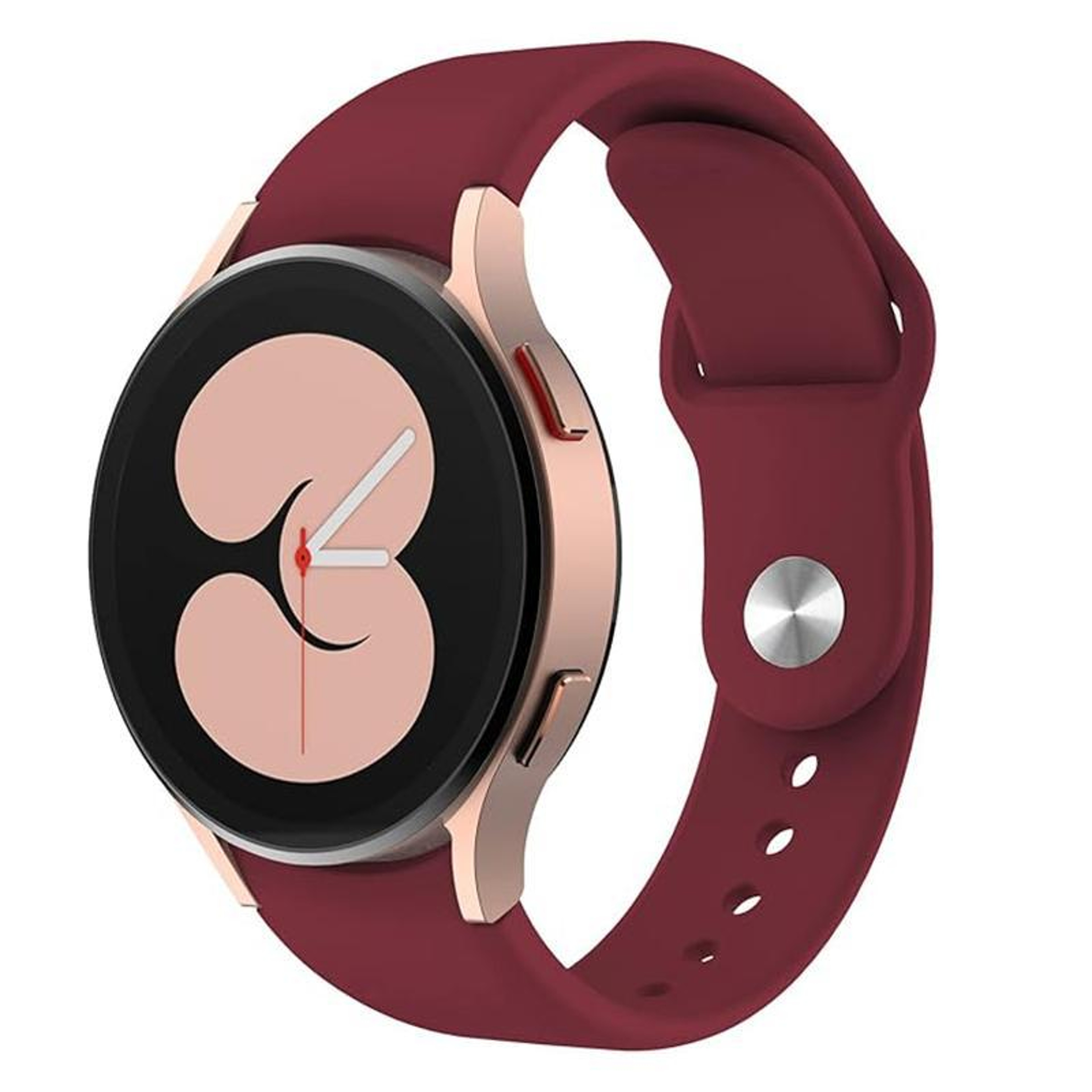 KALEBOL Samsung Galaxy Watch 7 6 5 4 Silicone Watch Band Reverse Buckle Adjustable Replacement Stra 3