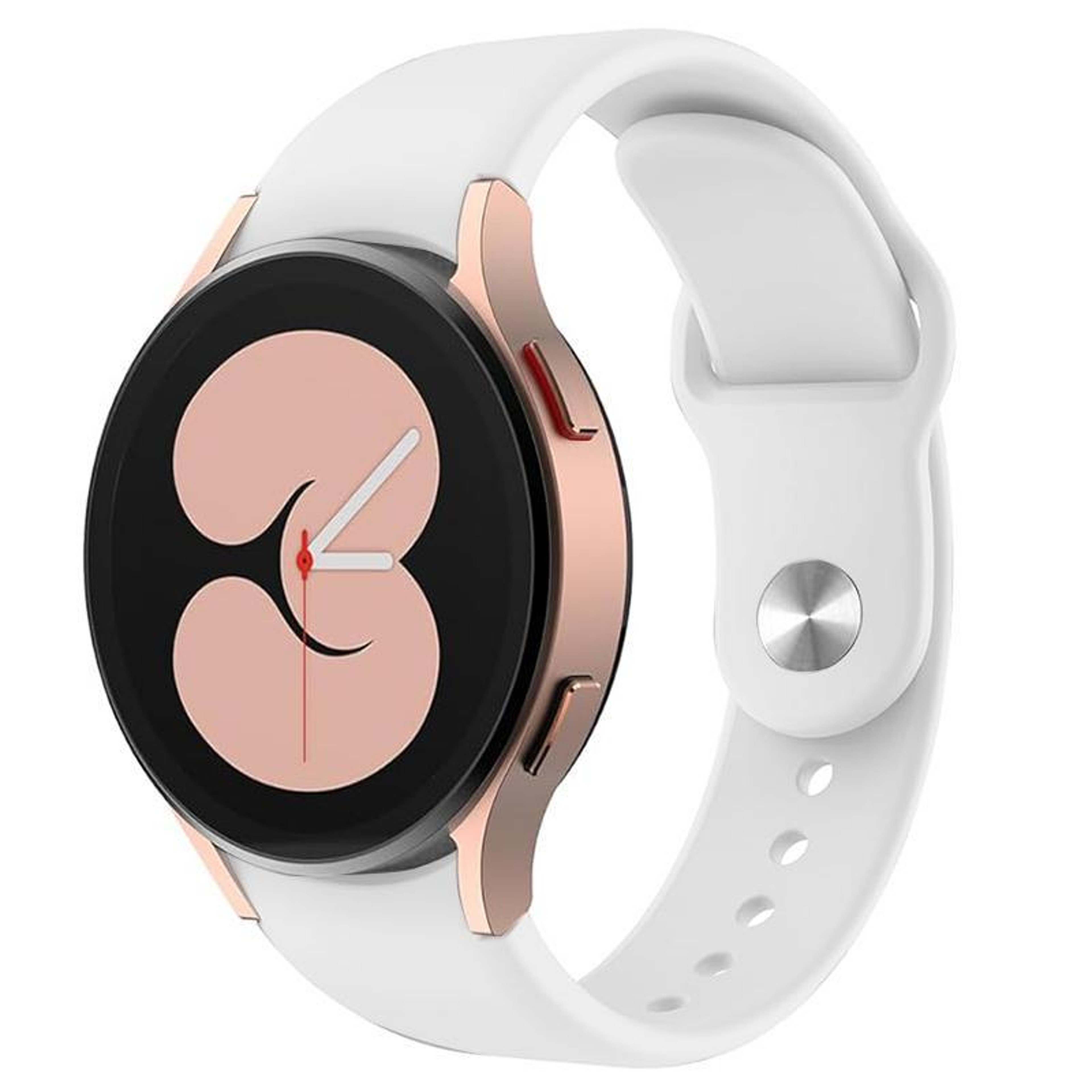 KALEBOL Samsung Galaxy Watch 7 6 5 4 Silicone Watch Band Reverse Buckle Adjustable Replacement Stra 7