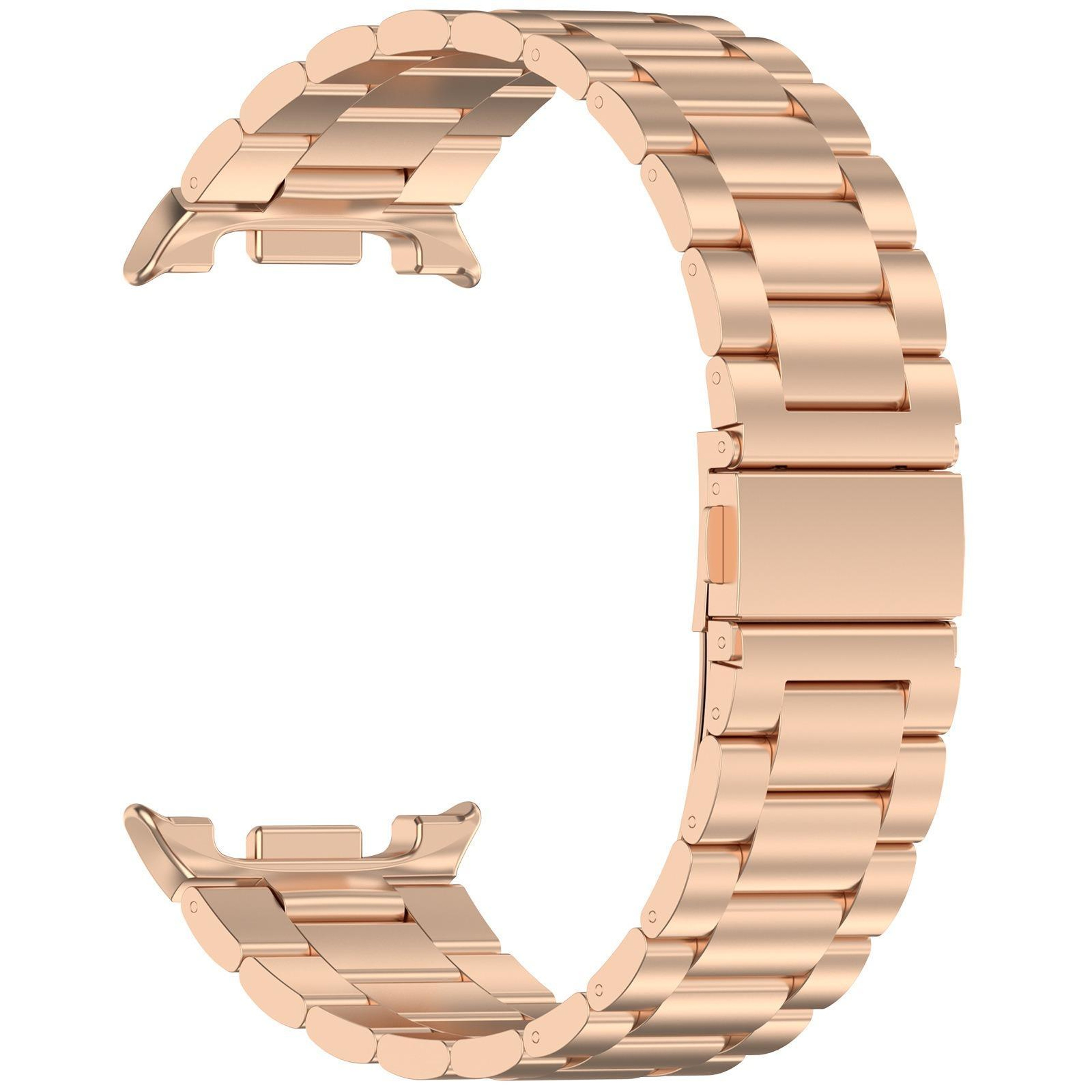 Samsung Galaxy Watch8 Classic Stainless Steel Watch Band Slim Three Bead Metal Replacement Strap 2