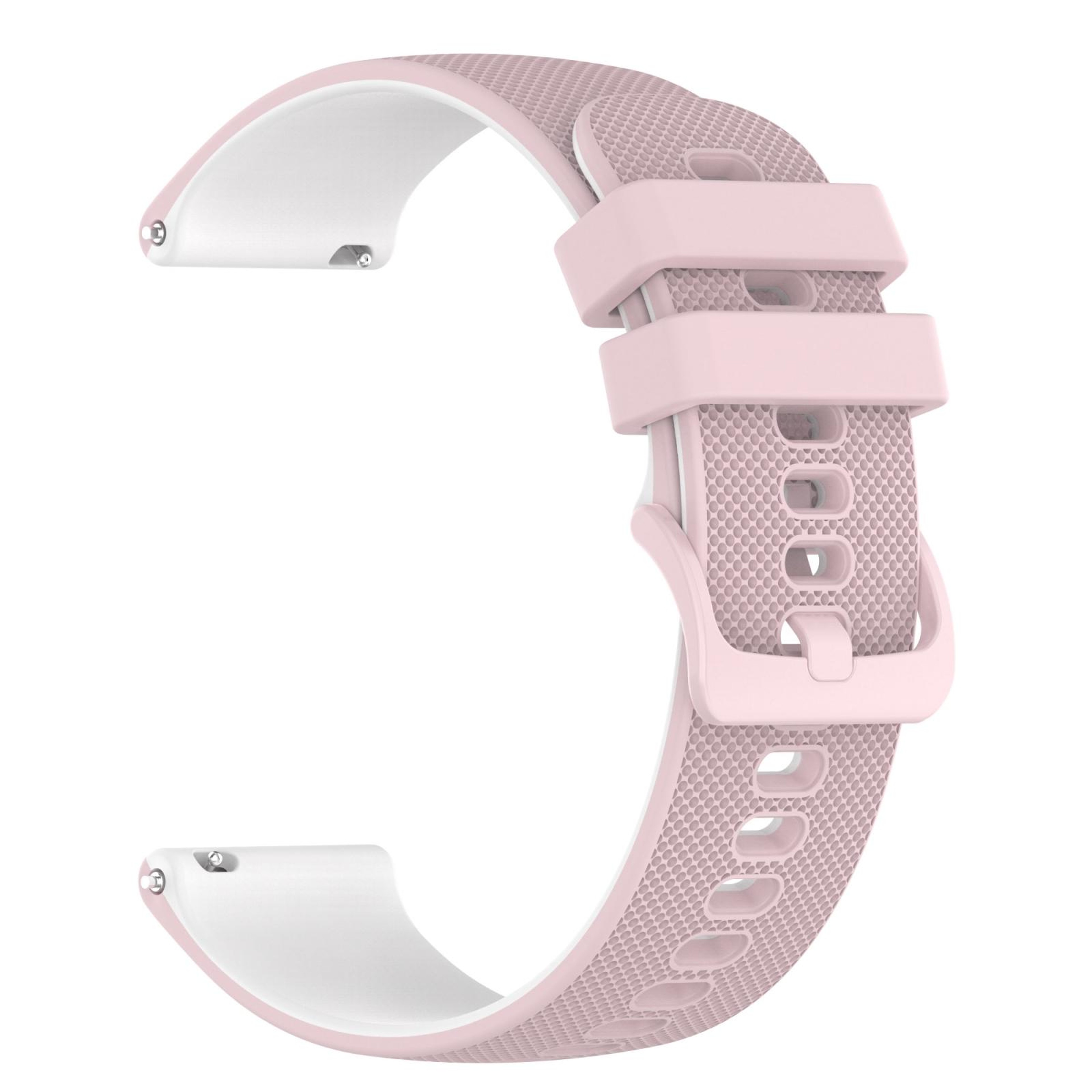 Suunto 5 Peak Silicone Watch Band Two Color Plaid Texture Replacement Watch Strap 22mm 7