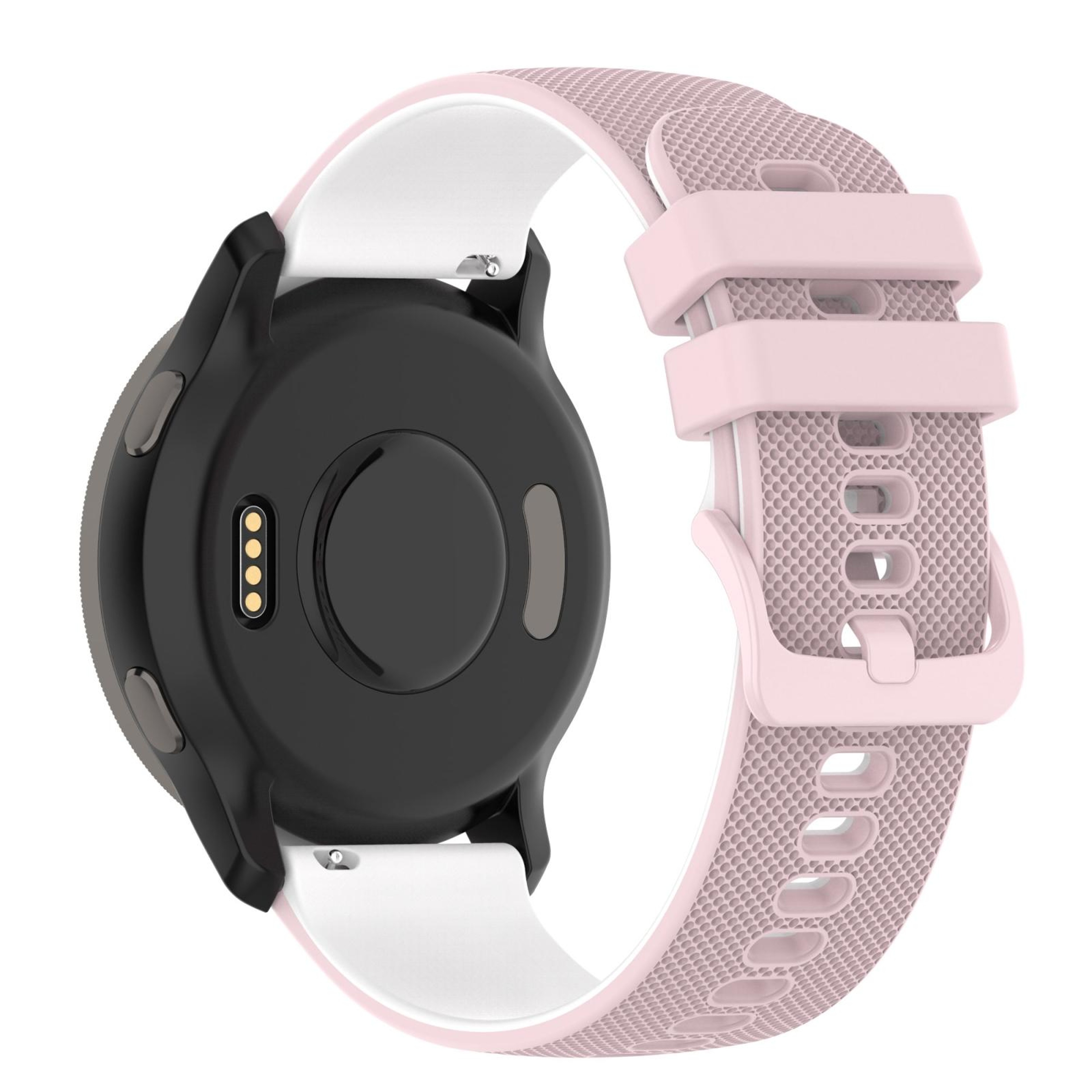 Suunto 5 Peak Silicone Watch Band Two Color Plaid Texture Replacement Watch Strap 22mm 11