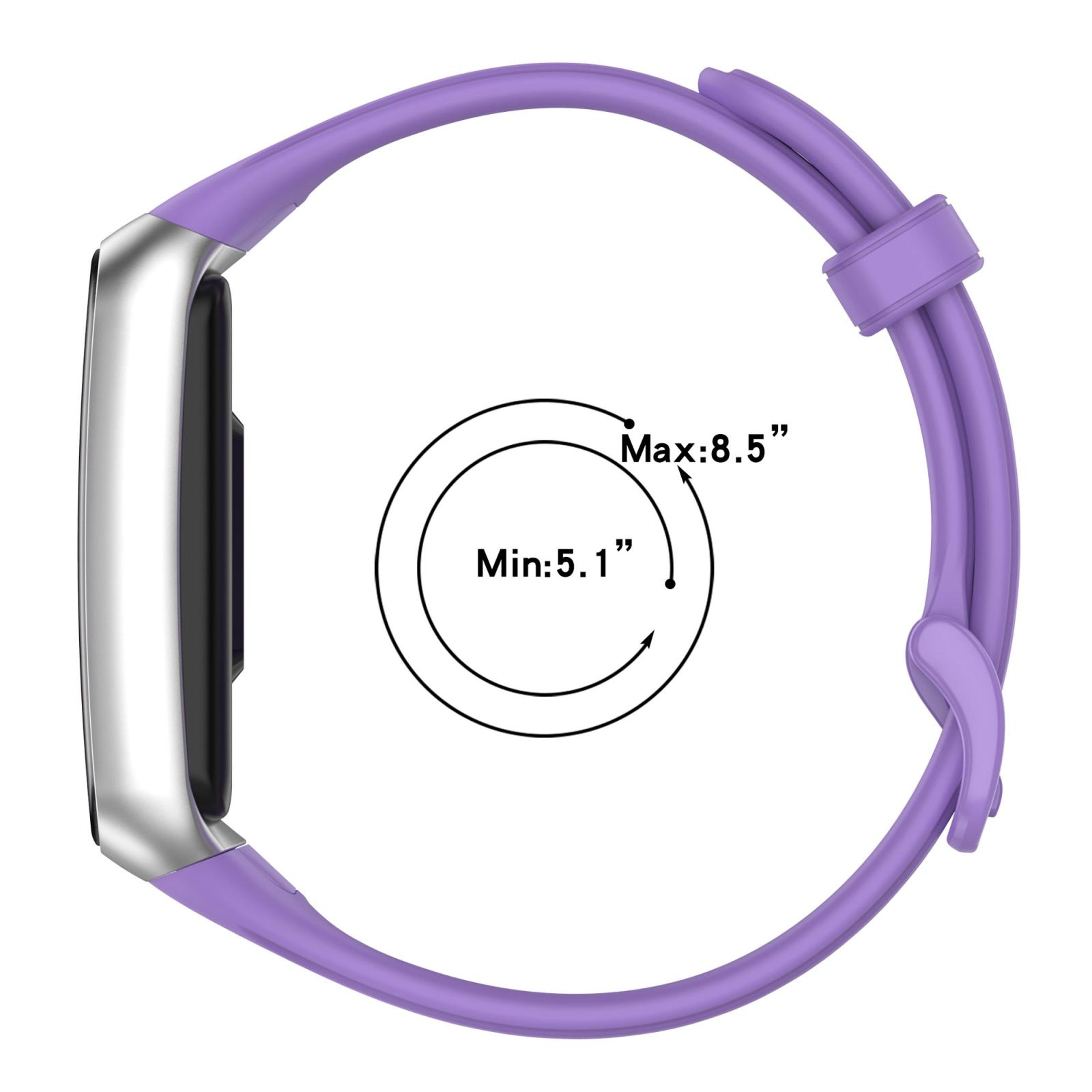 OPPO Band 2 Silicone Watch Band Soft Adjustable Replacement Strap 10