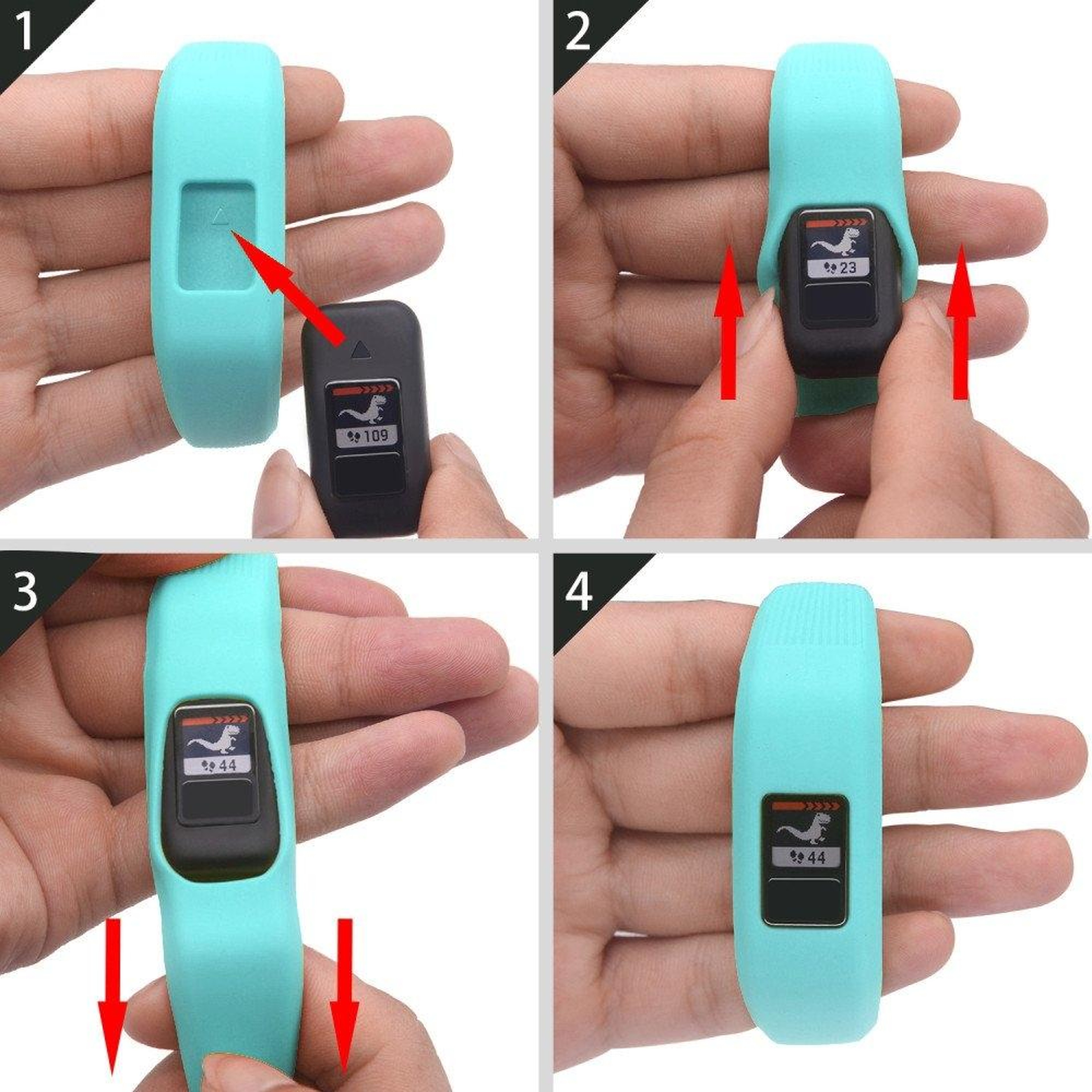 Comfort Fit Garmin Vivofit JR Band Soft Silicone Watch Band For Kids Replacement Strap 10