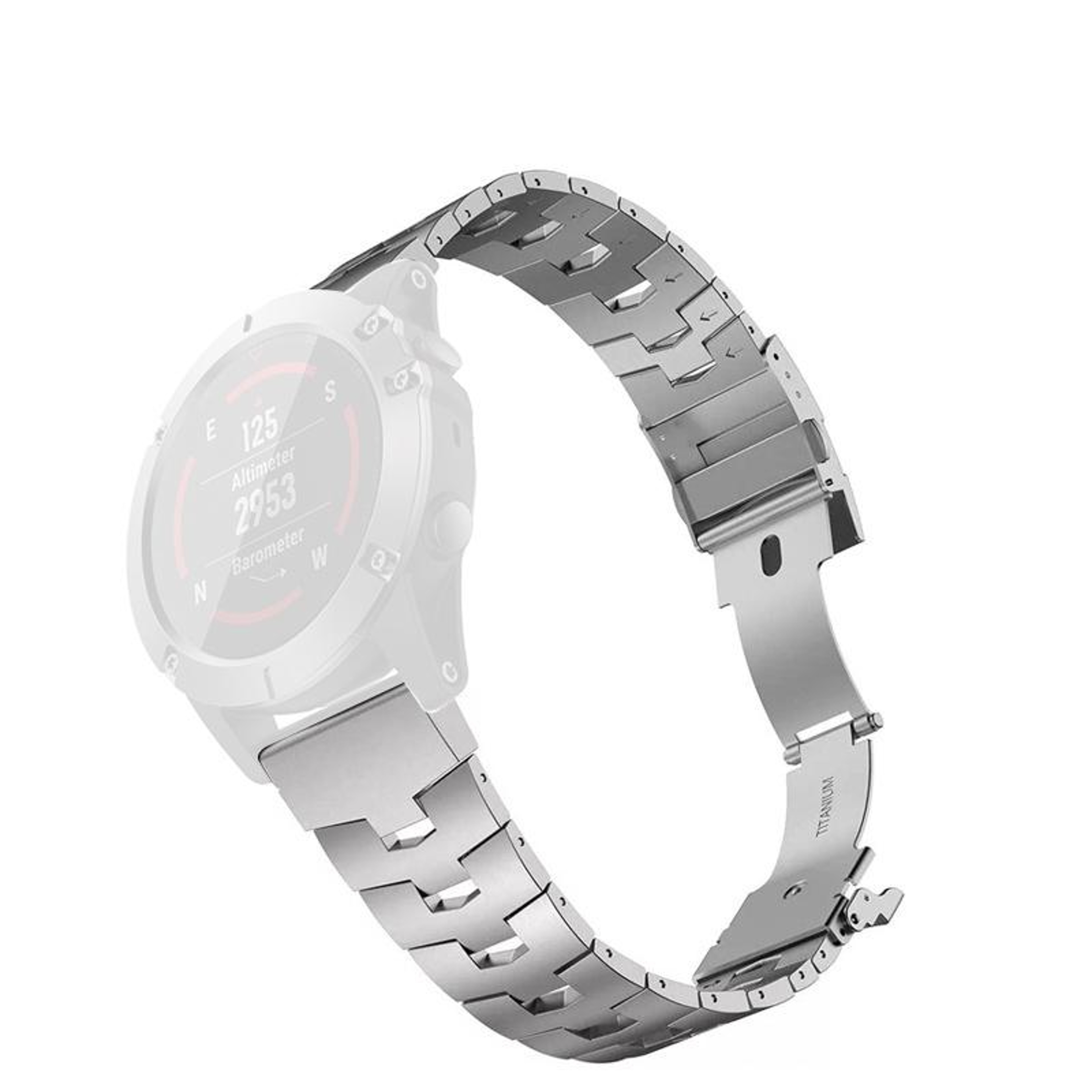 Garmin Fenix 6X Titanium Watch Band 26mm Quick Release Watch Band Adjustable Replacement Strap 6