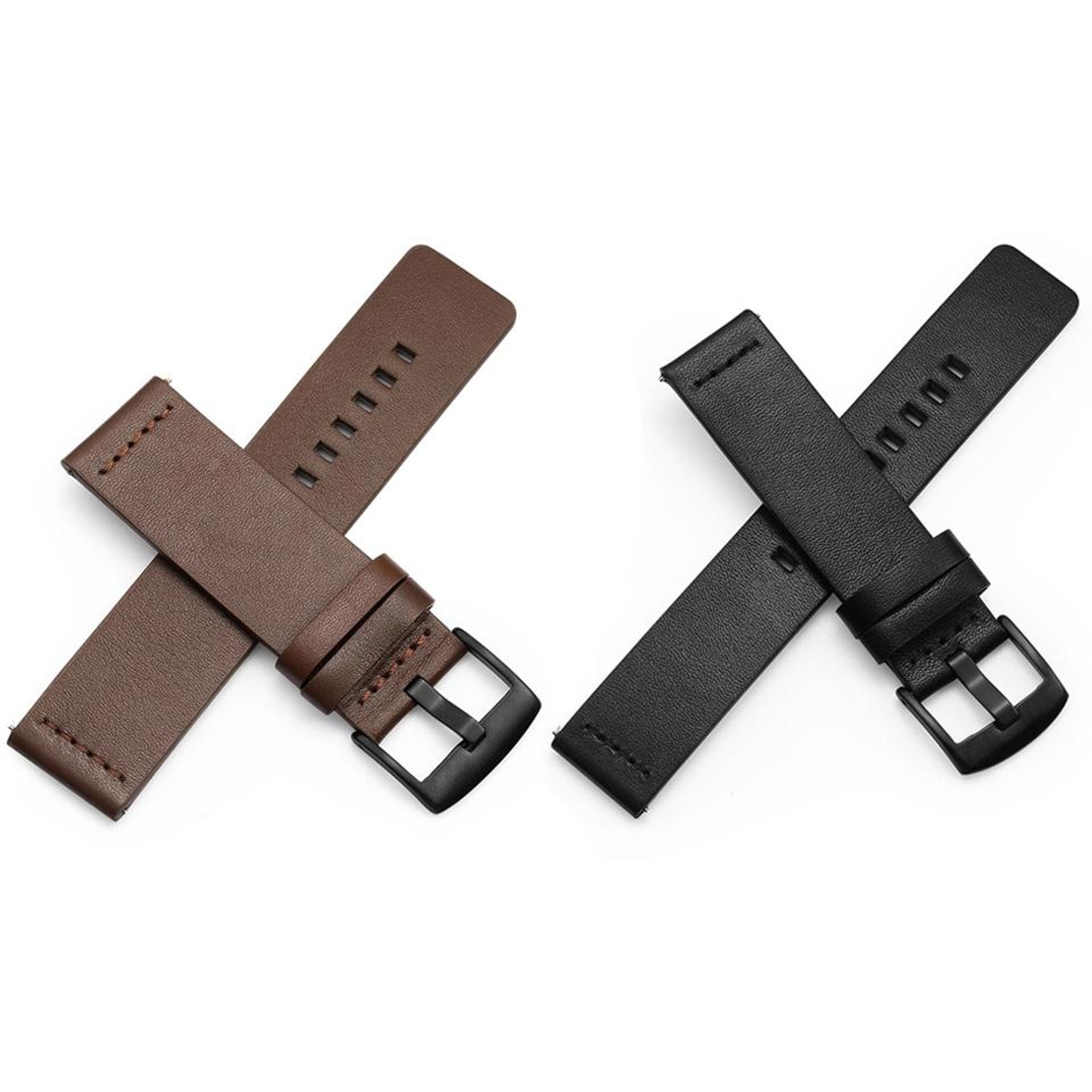 Suunto 9 Suunto 7 Genuine Leather Watch Band 24mm Replacement Strap With Steel Buckle 4