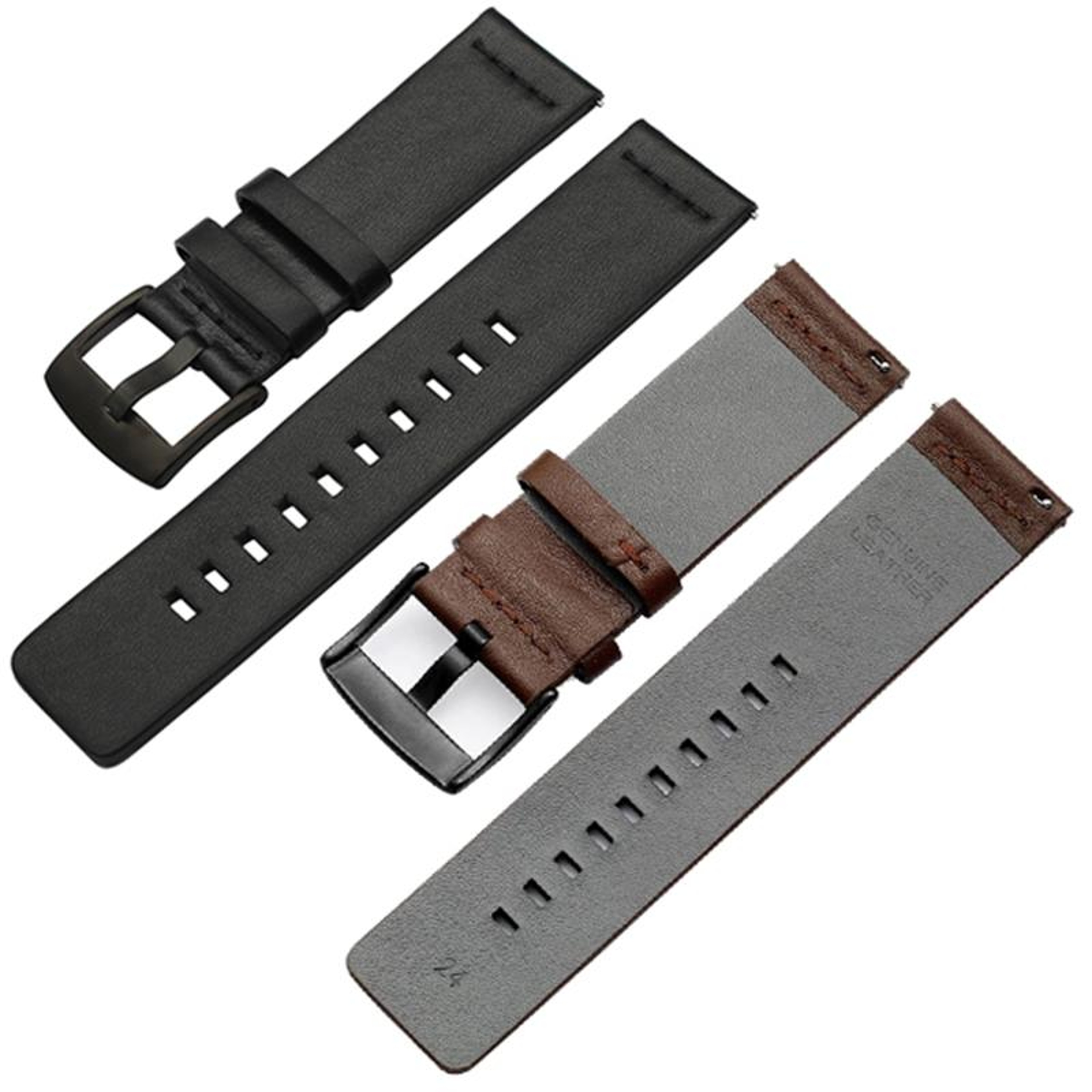 Suunto 9 Suunto 7 Genuine Leather Watch Band 24mm Replacement Strap With Steel Buckle 6