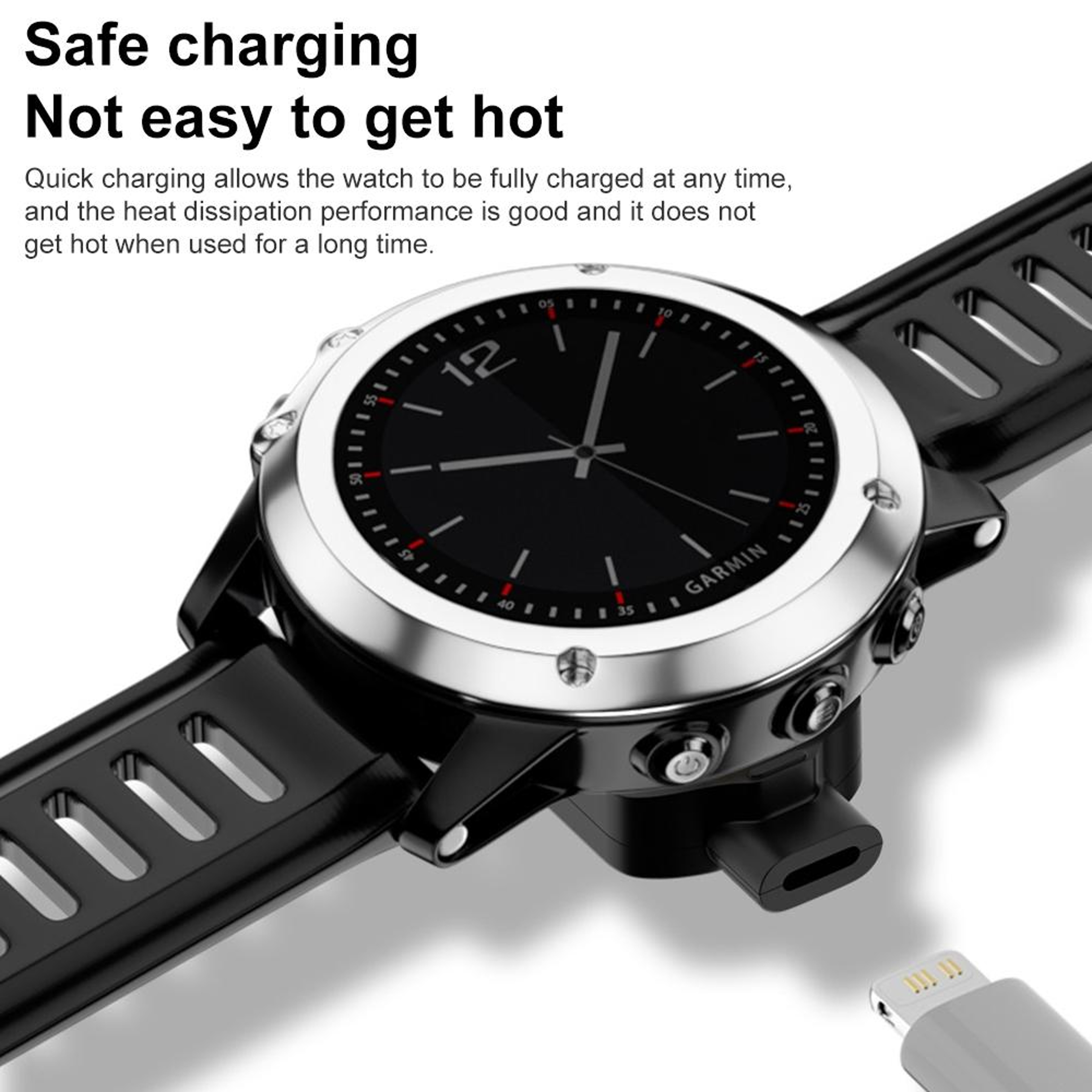 Garmin MARQ 2 Athlete Charging Adapter 8 Pin Smart Watch Charger Replacement Dock 2