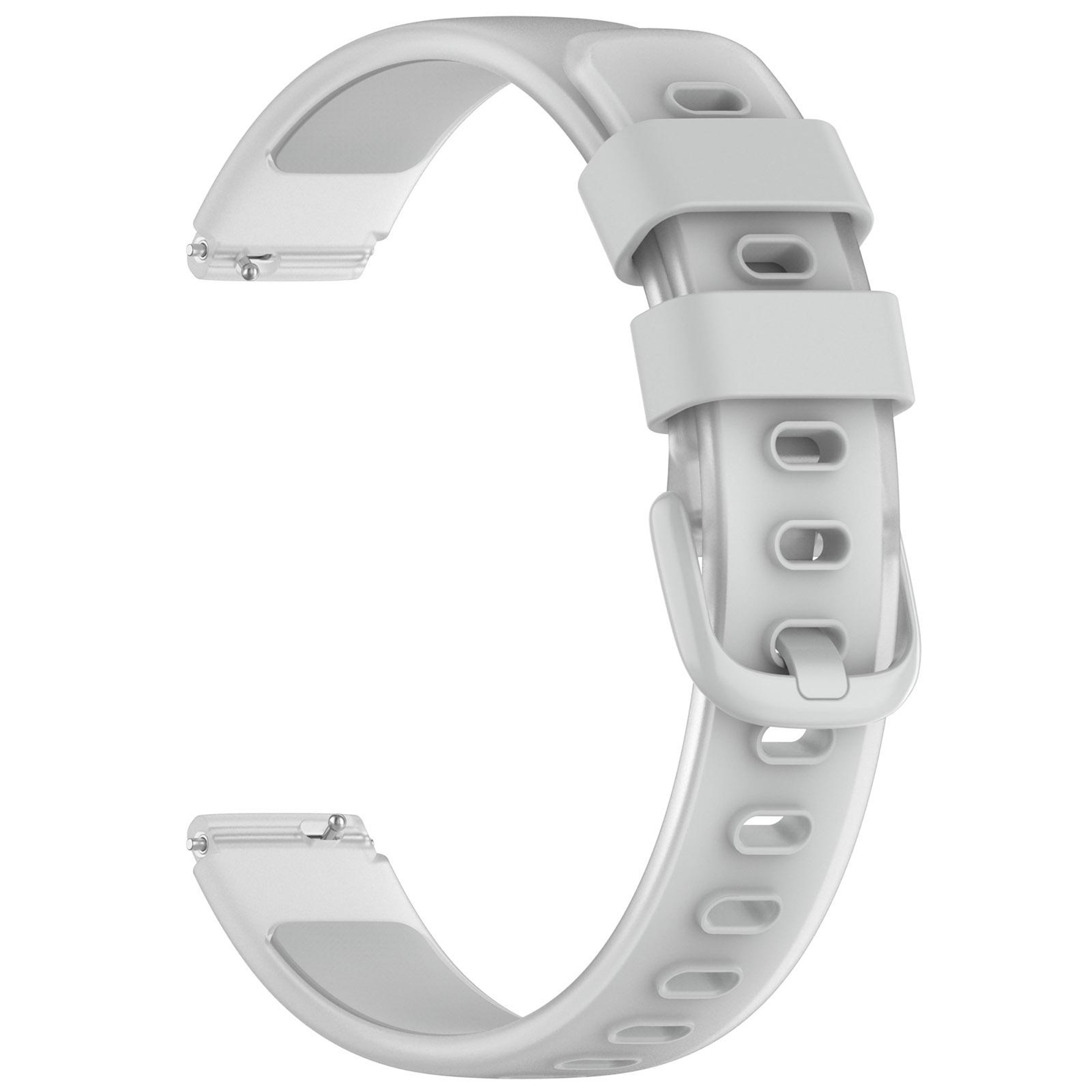 Universal Silicone Watch Band Two Color Transparent Replacement Watch Strap 4