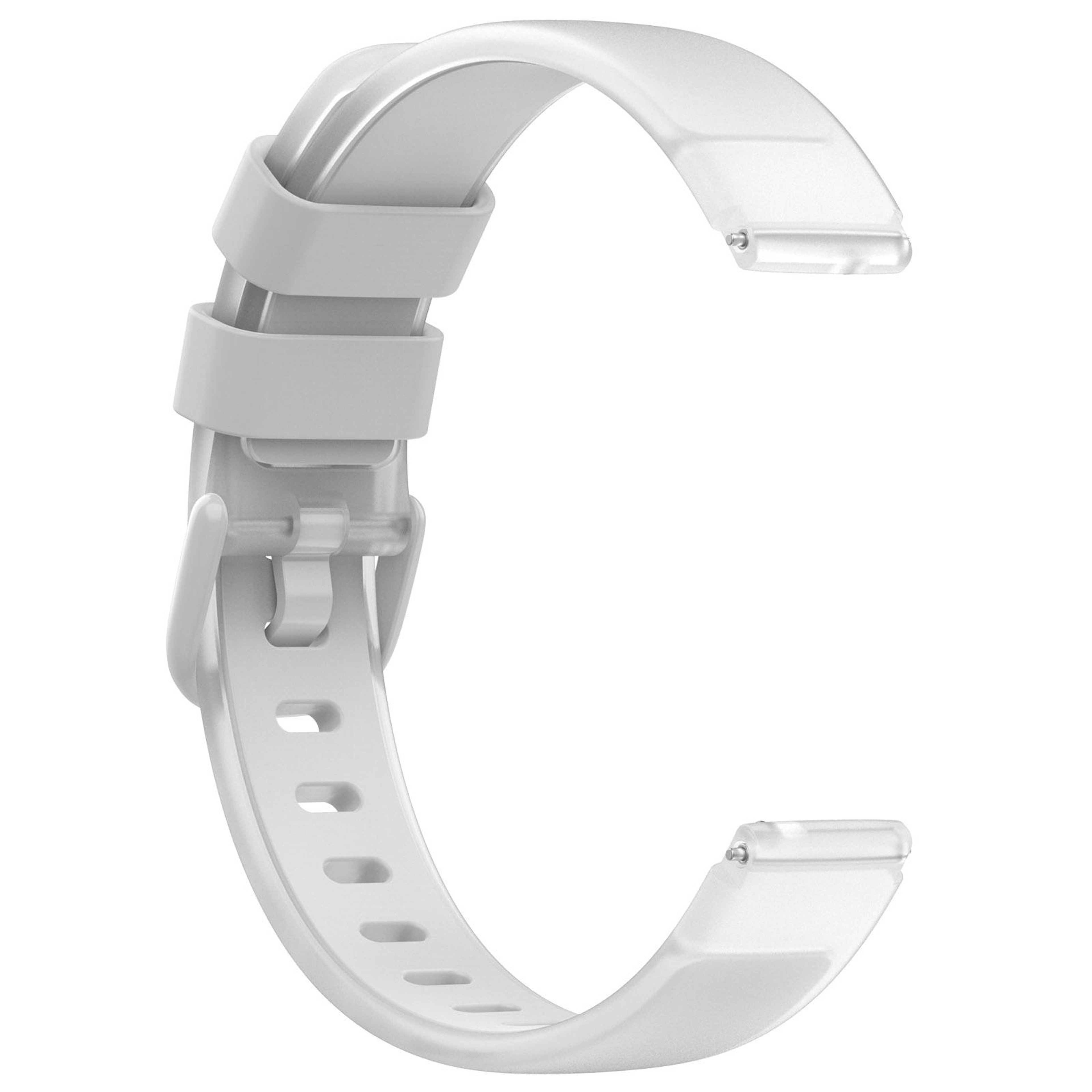 Universal Silicone Watch Band Two Color Transparent Replacement Watch Strap 6