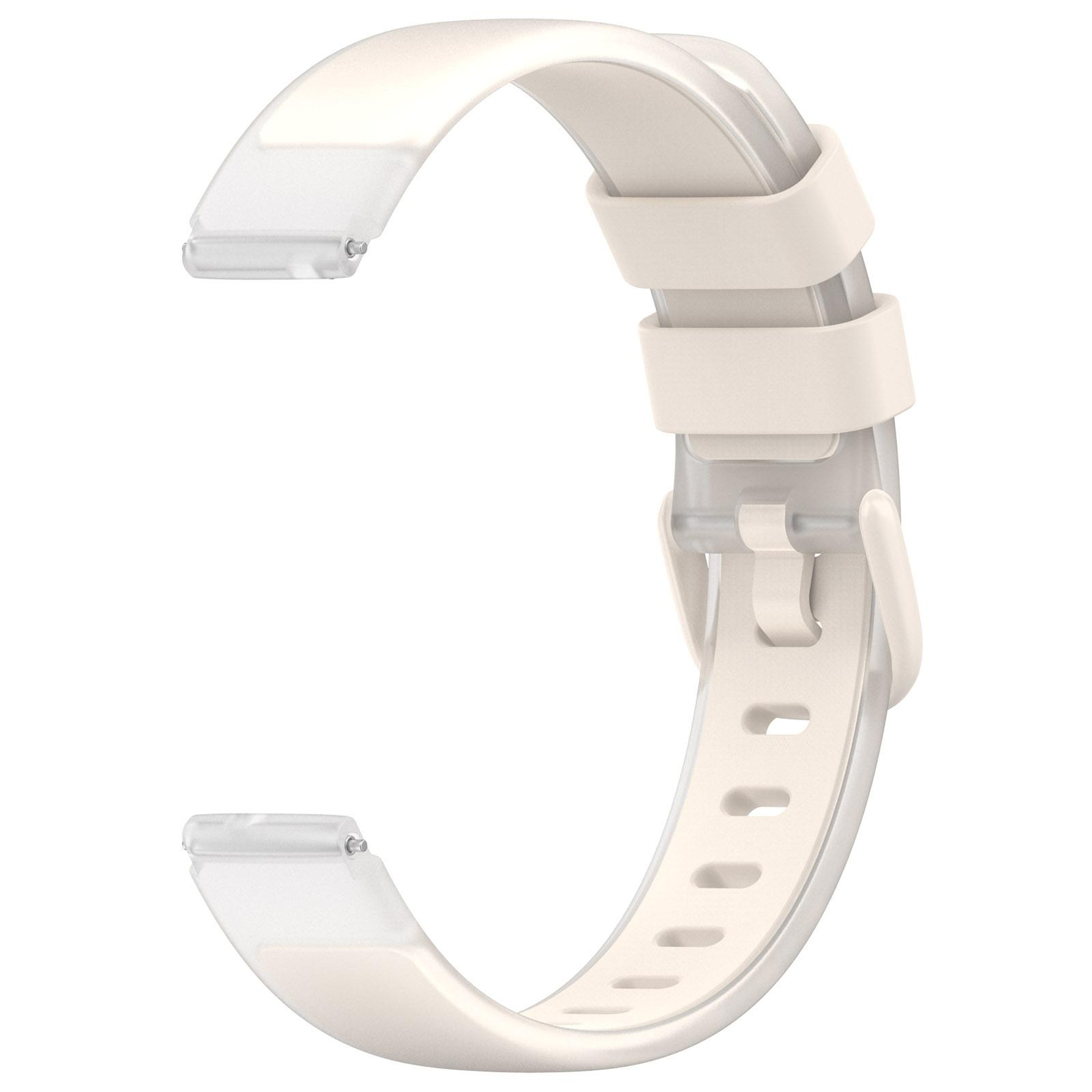 Universal Silicone Watch Band Two Color Transparent Replacement Watch Strap 12