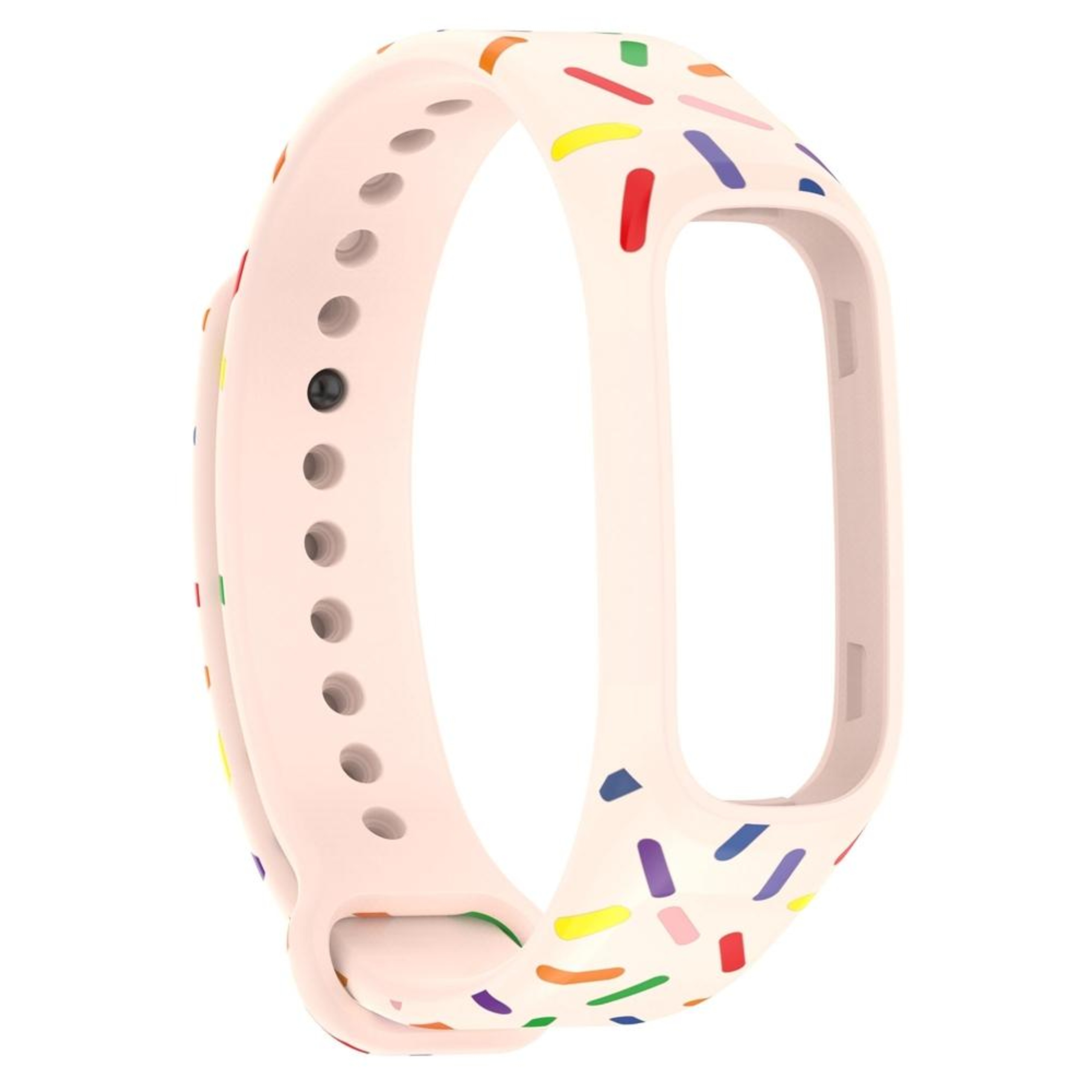 OPPO Band Silicone Watch Band Sports Rainbow Dots Soft Replacement Strap 4