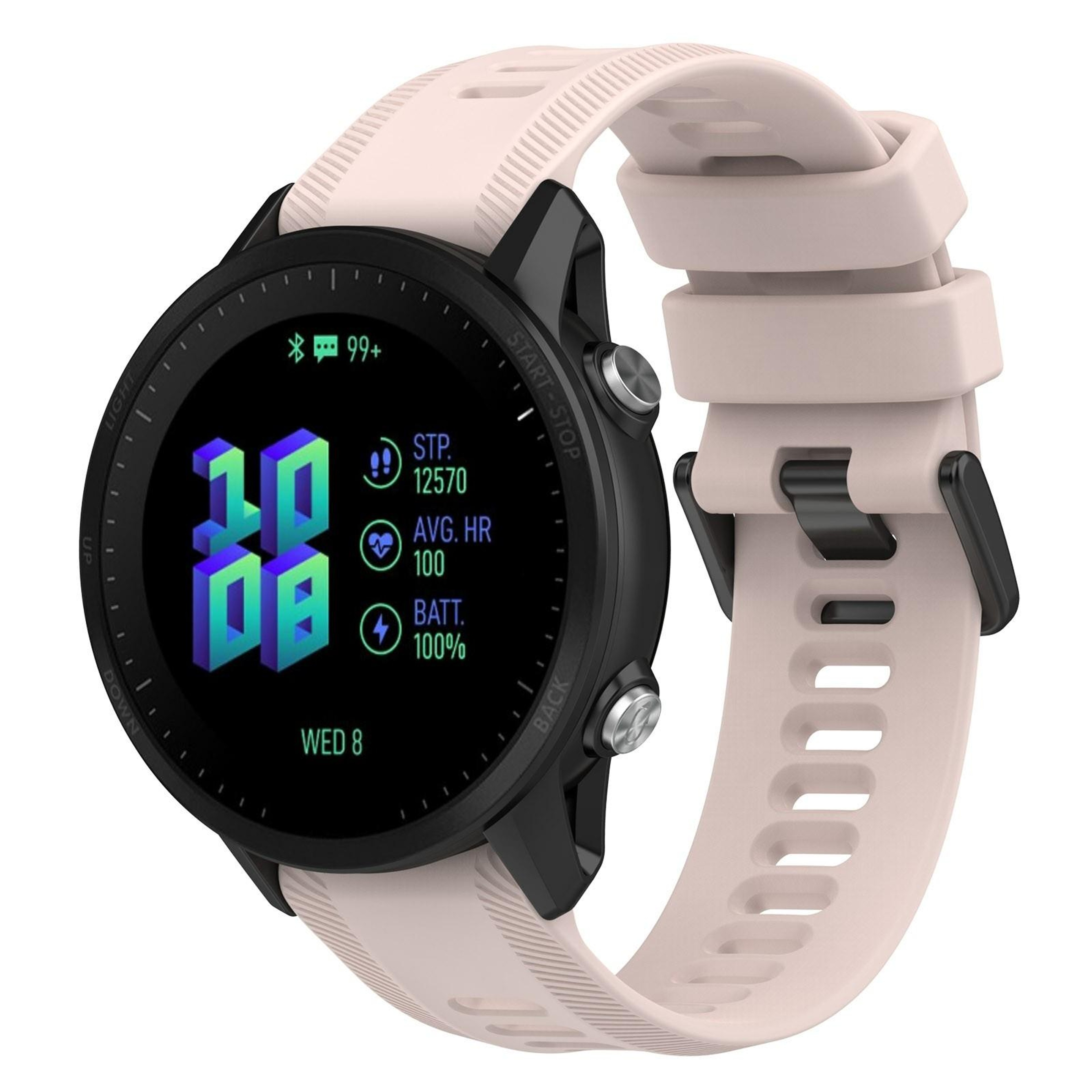 Garmin Forerunner 955 Silicone Watch Band 22mm Quick Release Sport Replacement Strap 12