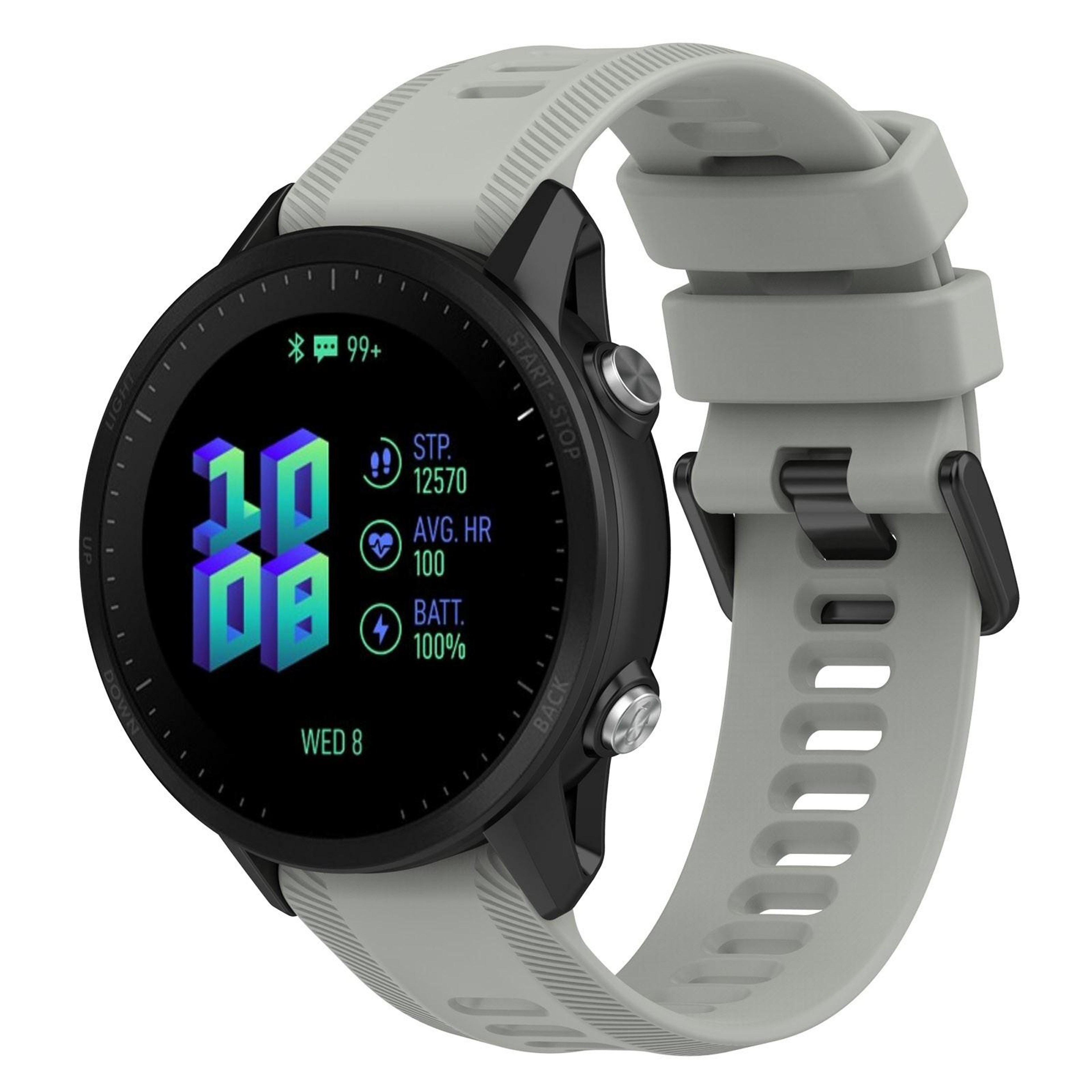 Garmin Forerunner 955 Silicone Watch Band 22mm Quick Release Sport Replacement Strap 9