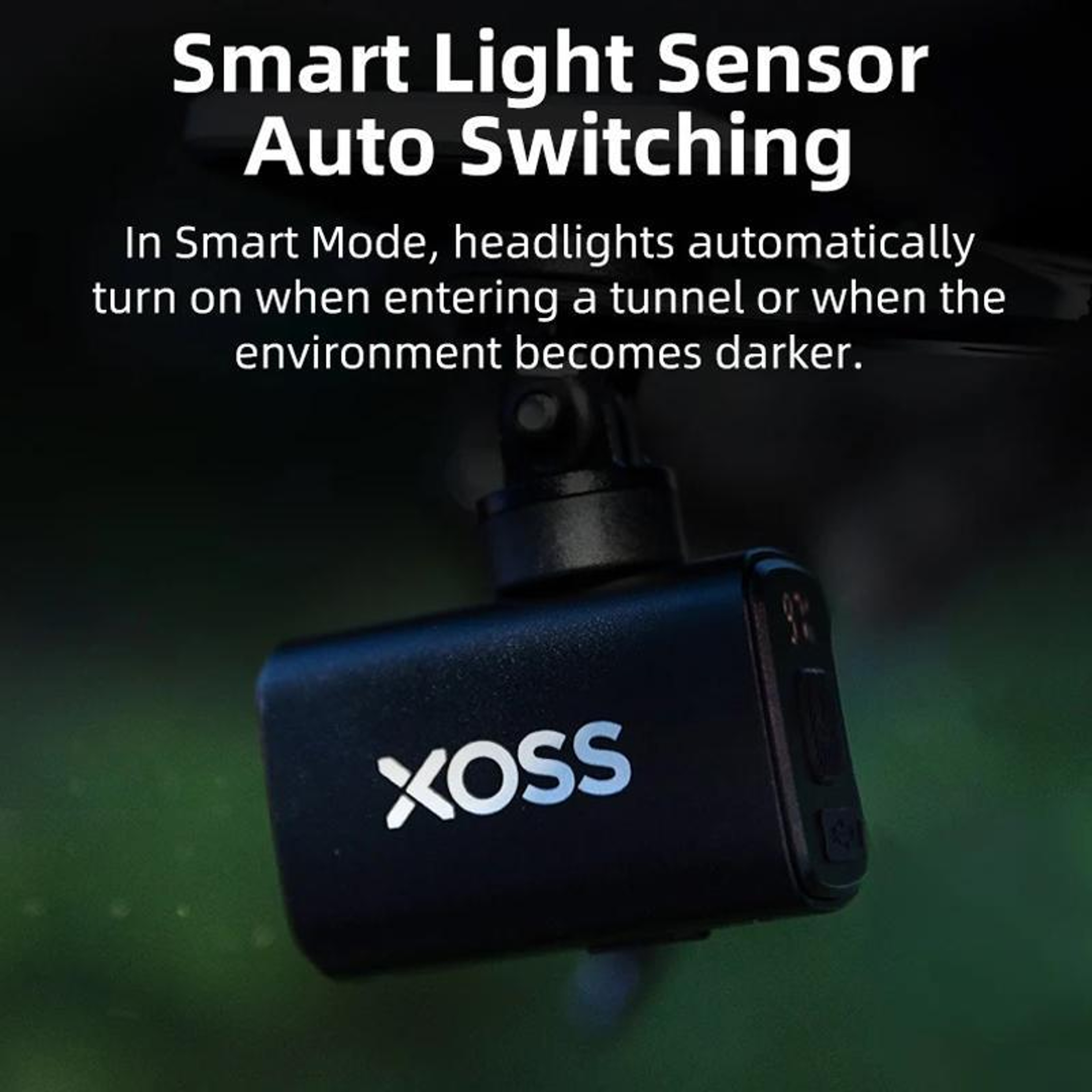 XOSS Mini Bike Headlight 1000 Lumens USB C Rechargeable Bike Light For Night Riding 5