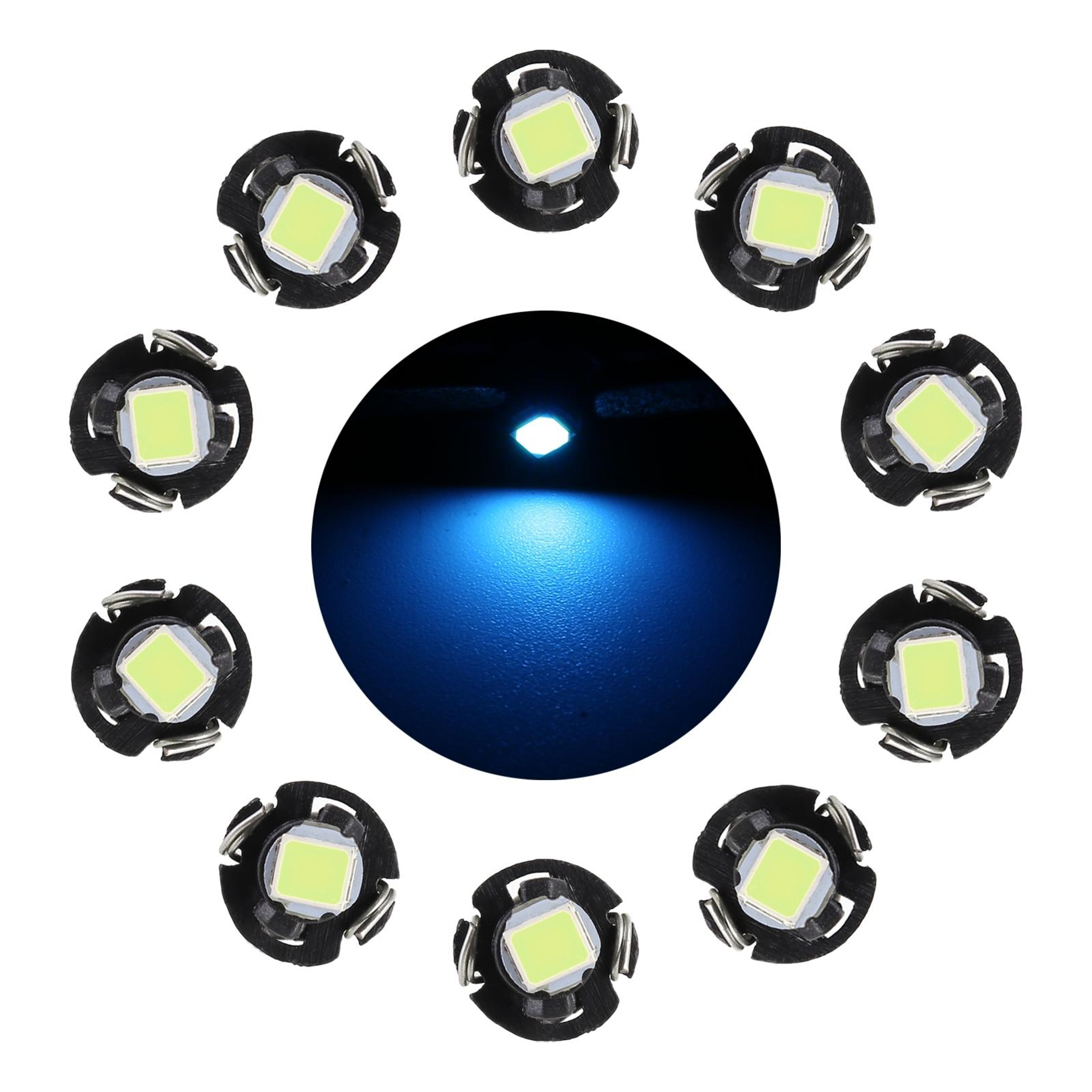 T3 LED Dashboard Bulbs 05W Instrument Panel Light Plug And Play Indicator Lamp Set 2