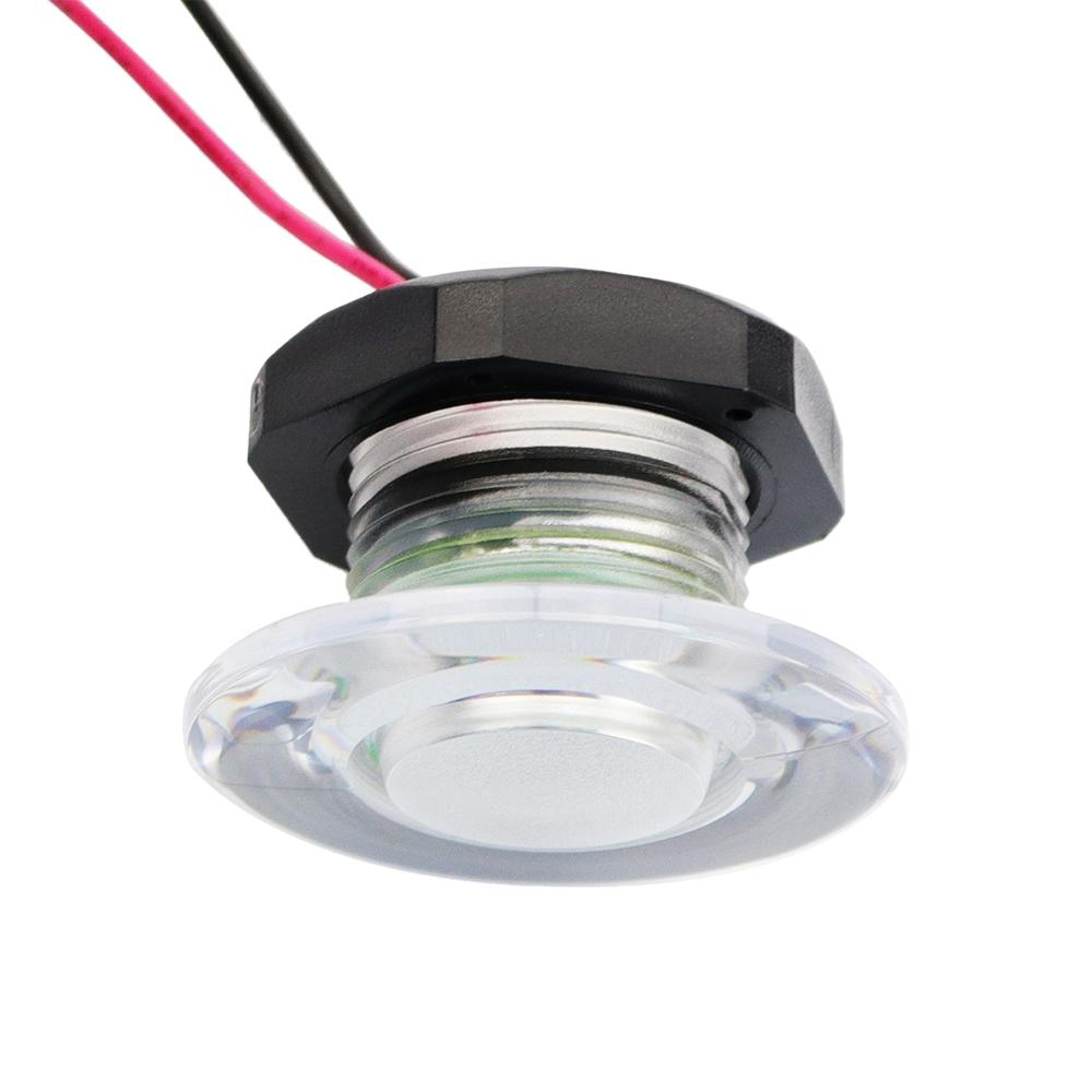 RV Yacht LED Walkway Light 12V Round Marine Courtesy Light For Boats Campers And Trailers 4