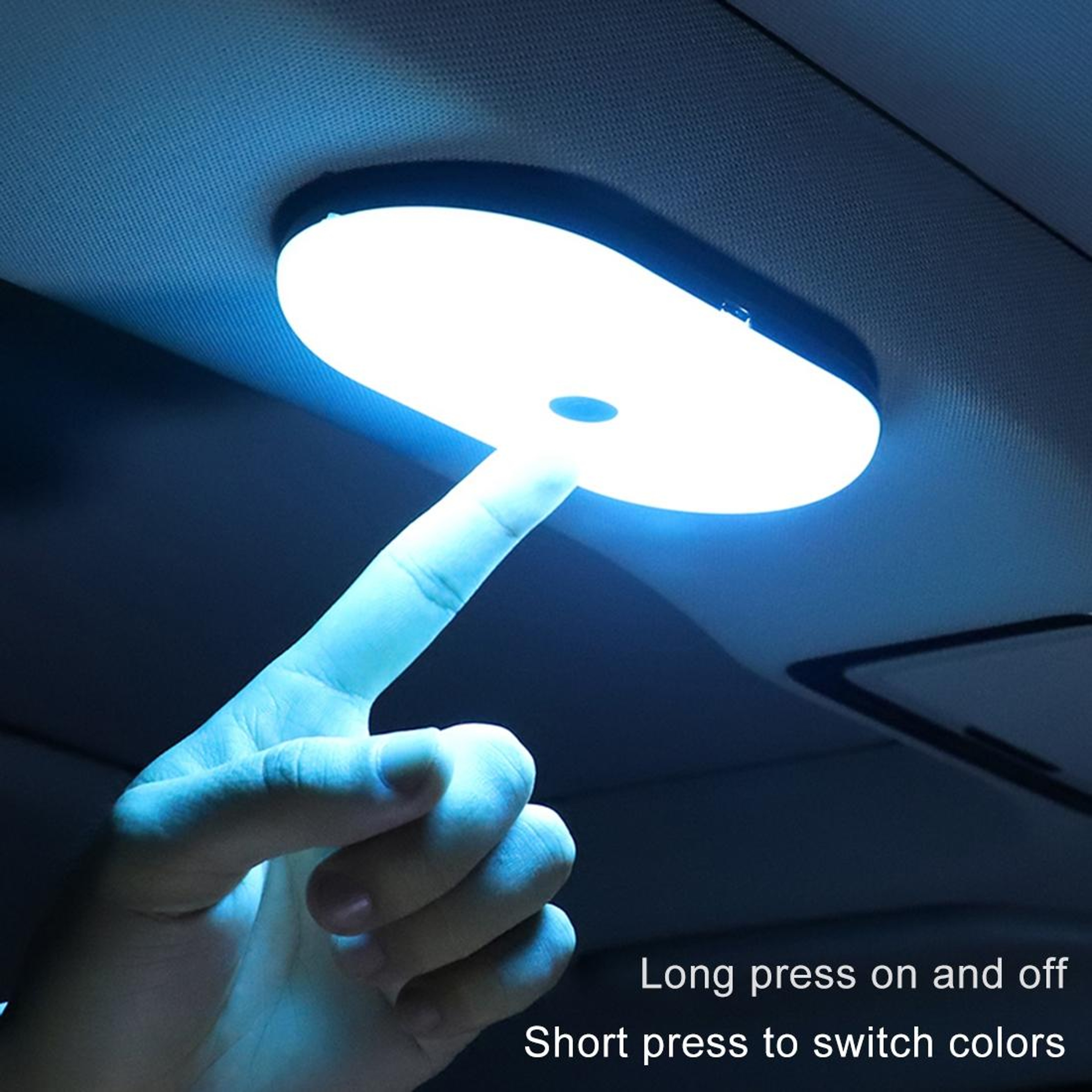 Universal Car Reading Light USB Powered LED Dome Light Touch Control Interior Lamp 8