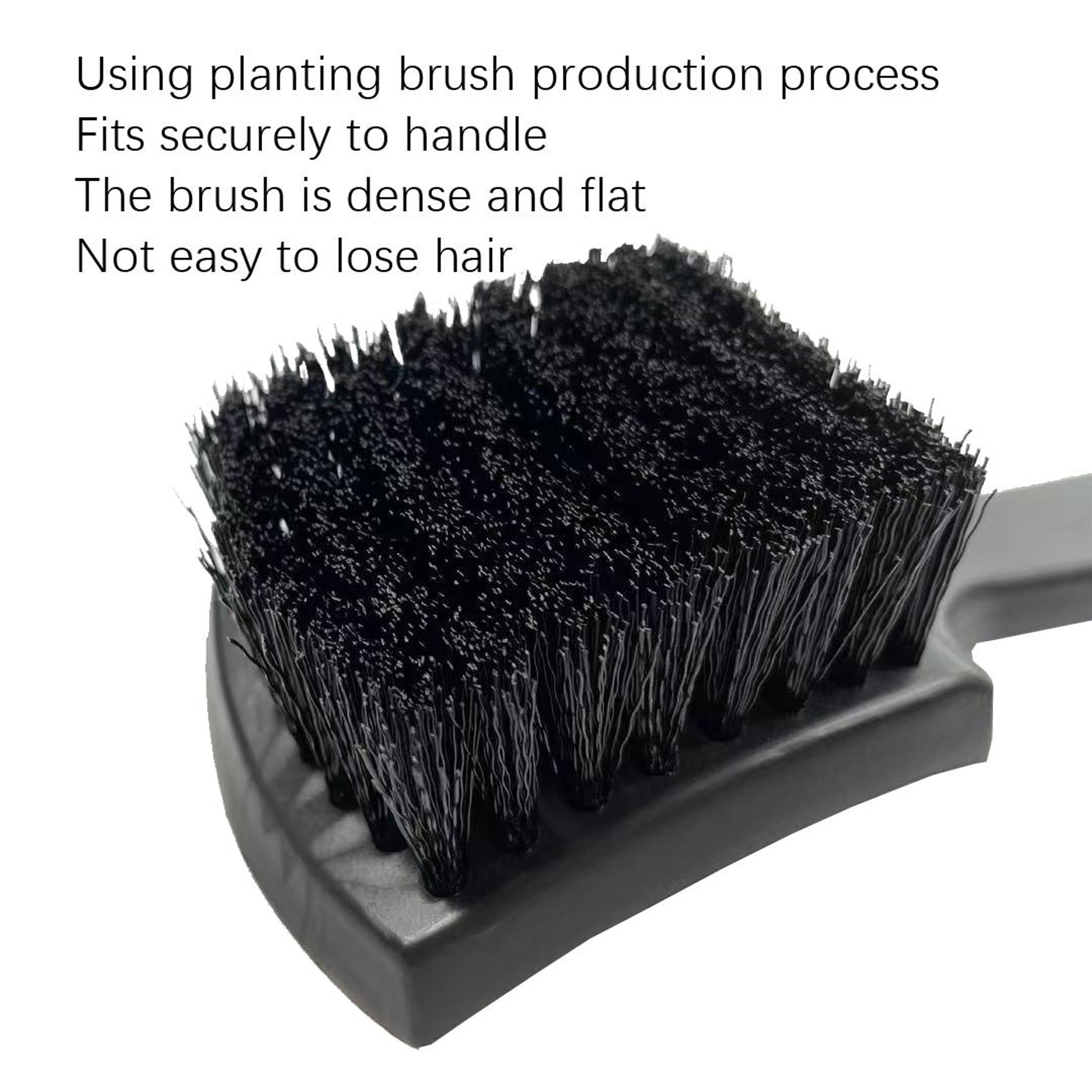 Ergonomic Car Detailing Brush Tire Carpet Upholstery Cleaning Brush With Durable PP Bristles 2