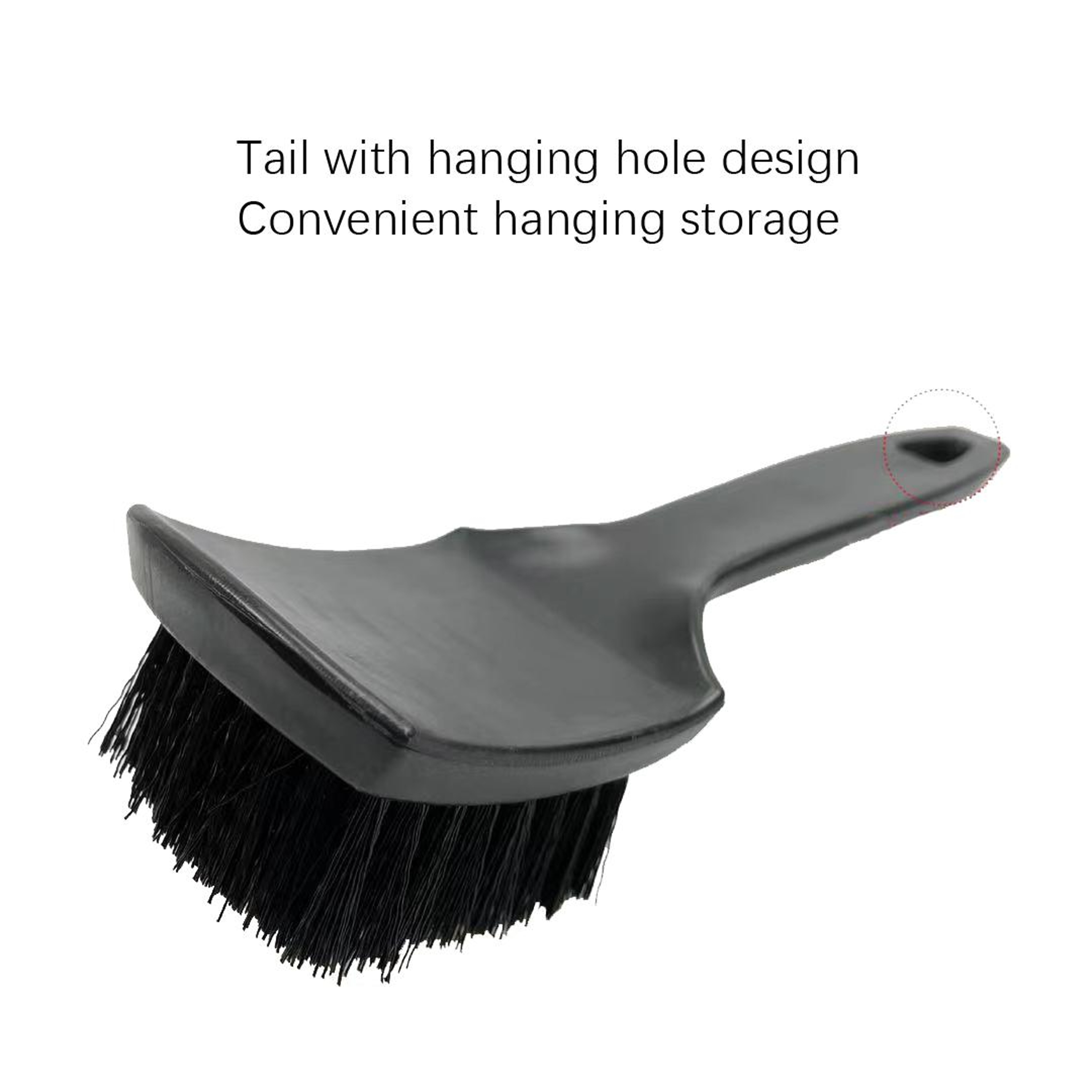 Ergonomic Car Detailing Brush Tire Carpet Upholstery Cleaning Brush With Durable PP Bristles 4