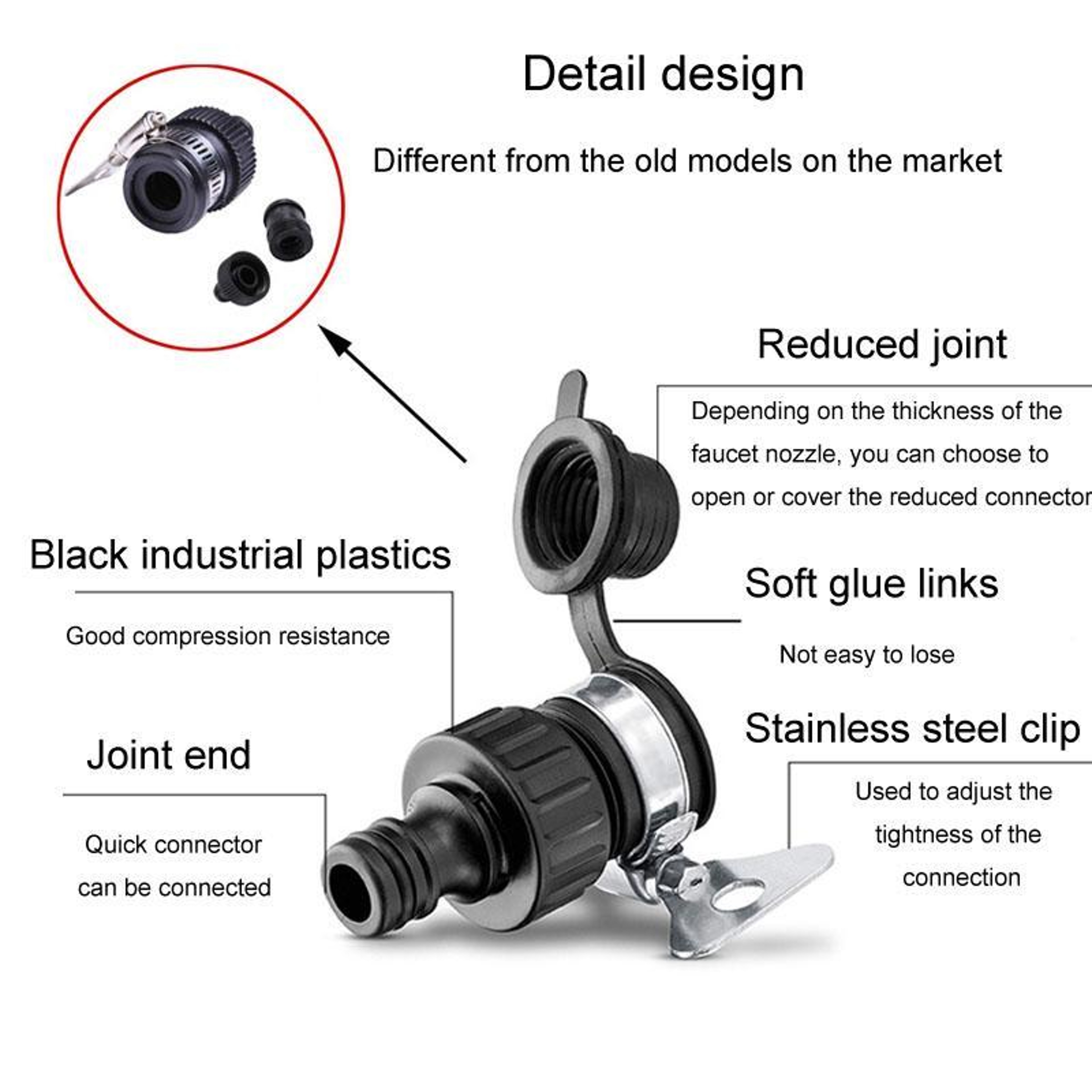 Universal Karcher Faucet Adapter 4 5 Point Pressure Washer Adapter For Garden Hose And Car Washer 1