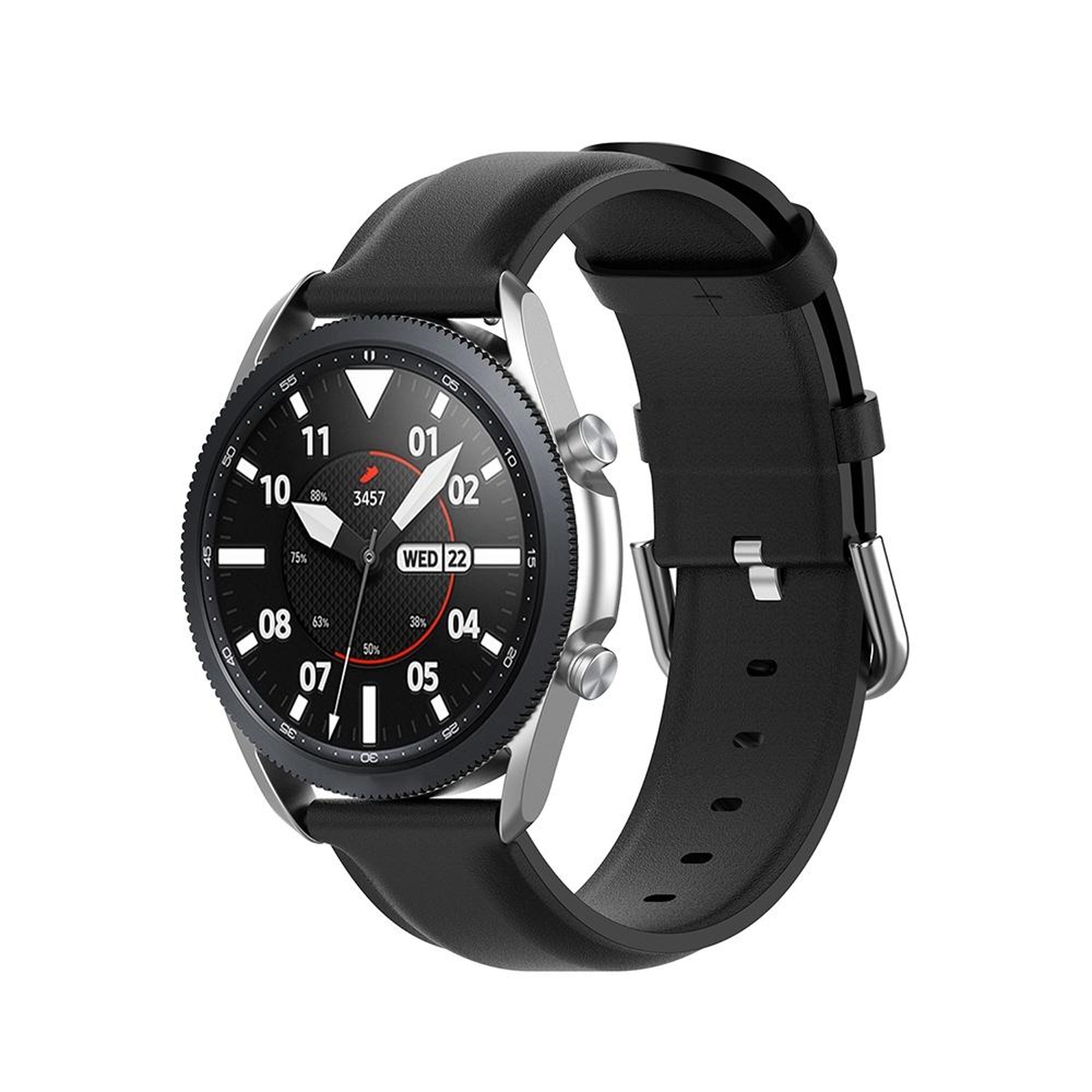 Galaxy Watch 3 41mm Leather Watch Band 20mm Replacement Strap for Samsung Galaxy Watch Active Active2 and More – view 3