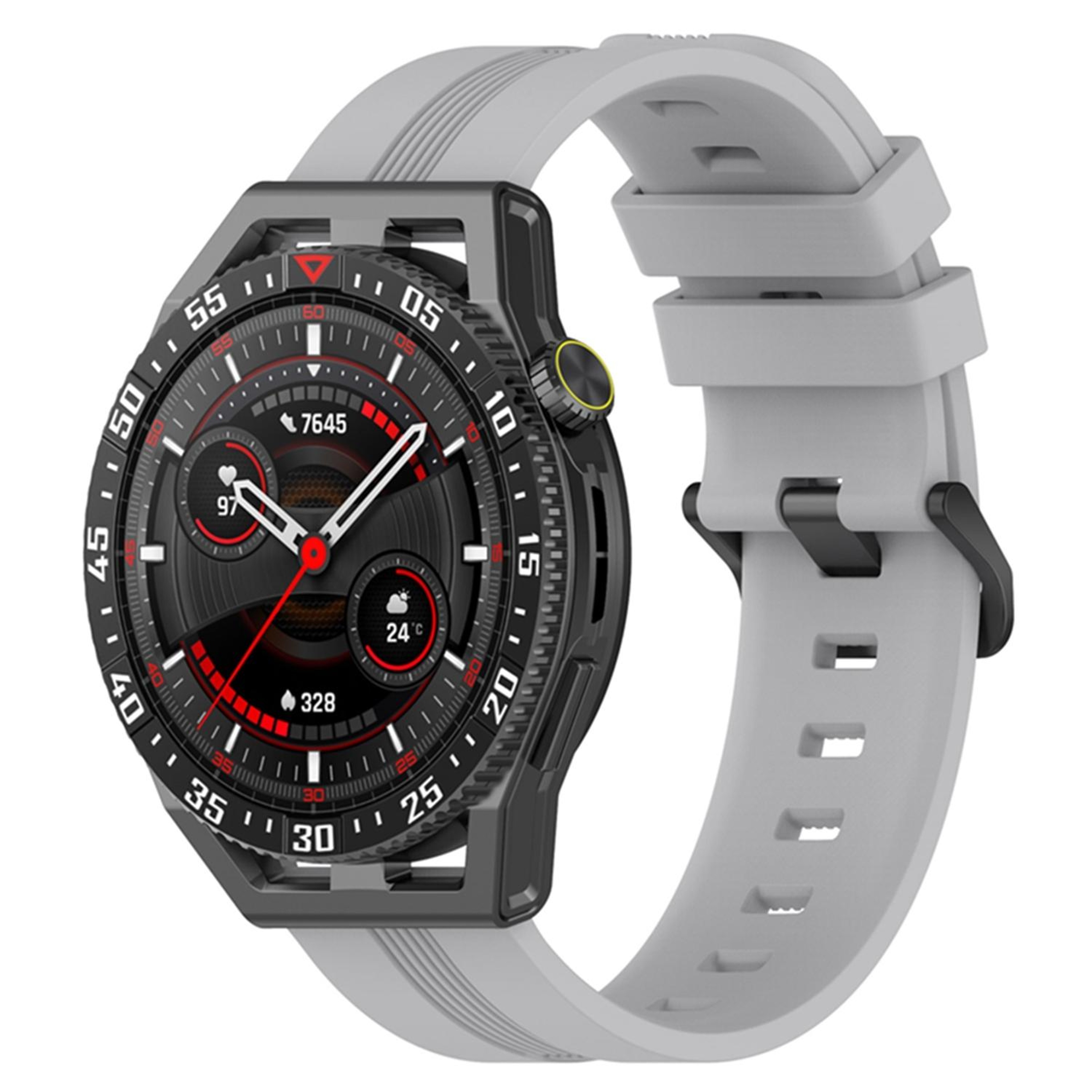 Coros Apex Apex Pro TicWatch Pro 3 22mm Silicone Watch Band Soft Adjustable Replacement Strap 14