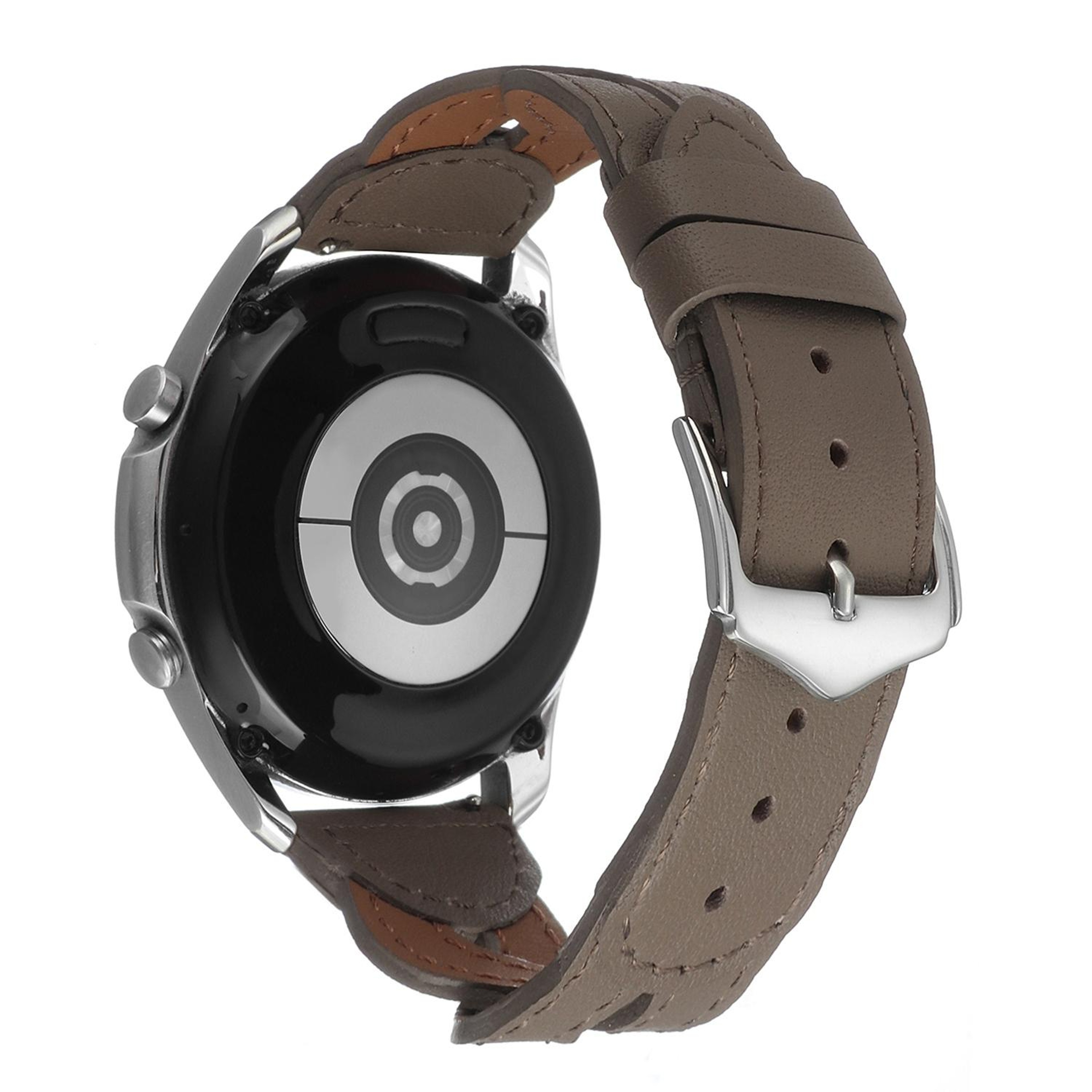 Genuine Leather Watch Band Universal Replacement Strap With Twist Stitch Design 3