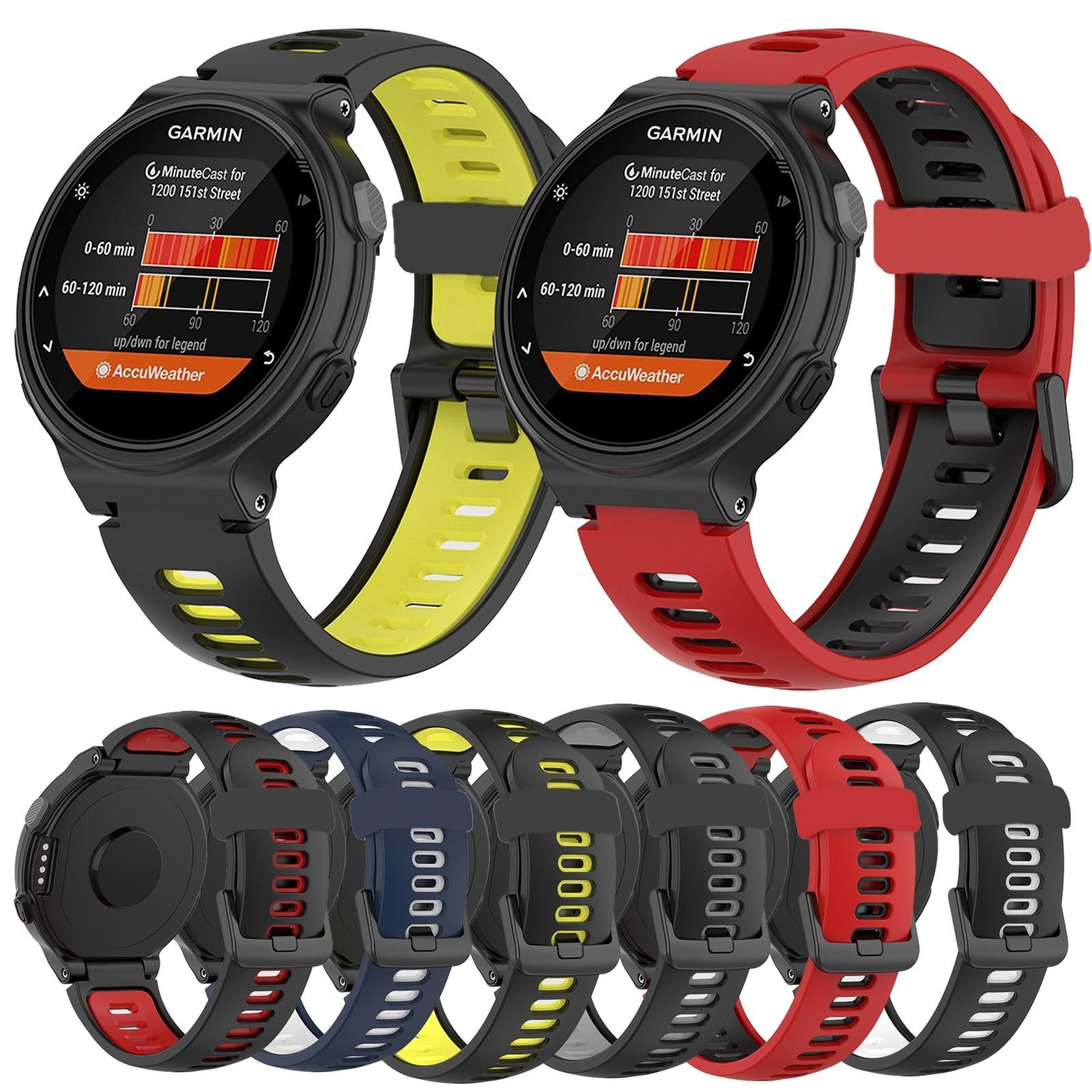 Garmin Forerunner 235 Band Silicone Replacement Watch Strap For Garmin Forerunner 735 4