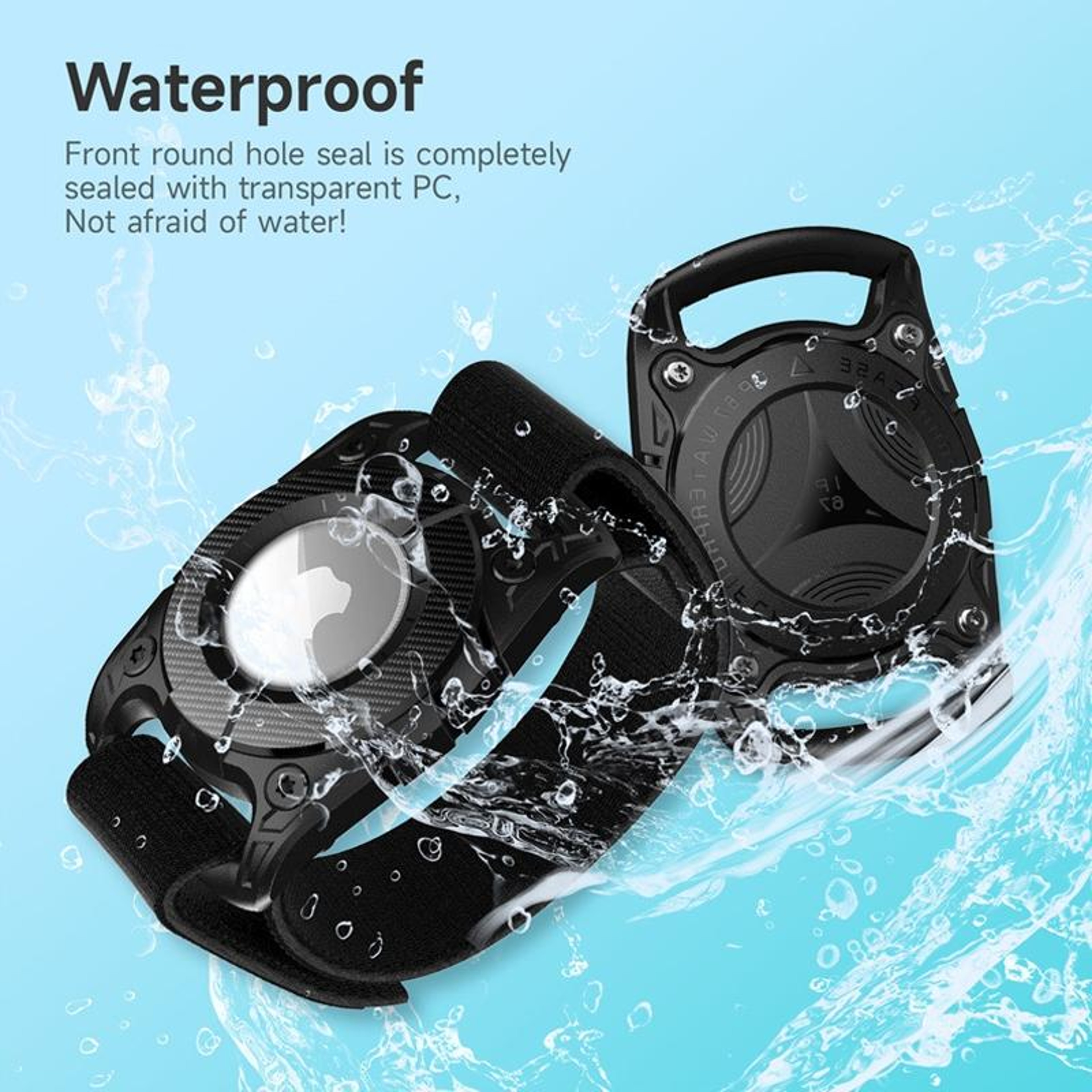 AirTag Wristband Waterproof AirTag Case IP67 Protective Bracelet For AirTag 1st Gen And 2nd Gen 5