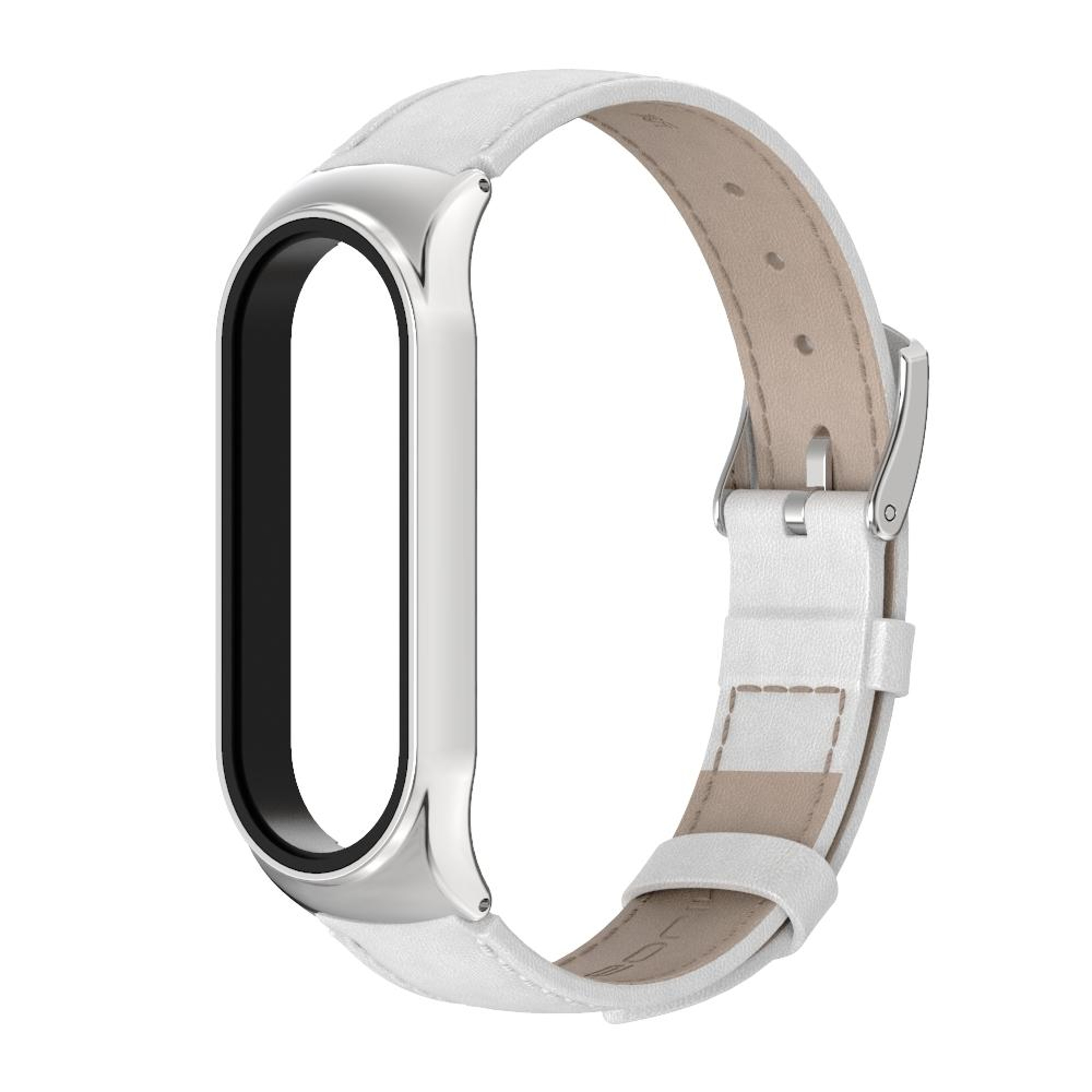 Mijobs Genuine Cowhide Xiaomi Mi Band 6 Leather Strap Adjustable Replacement Watch Band for Mi Band 5 – view 3