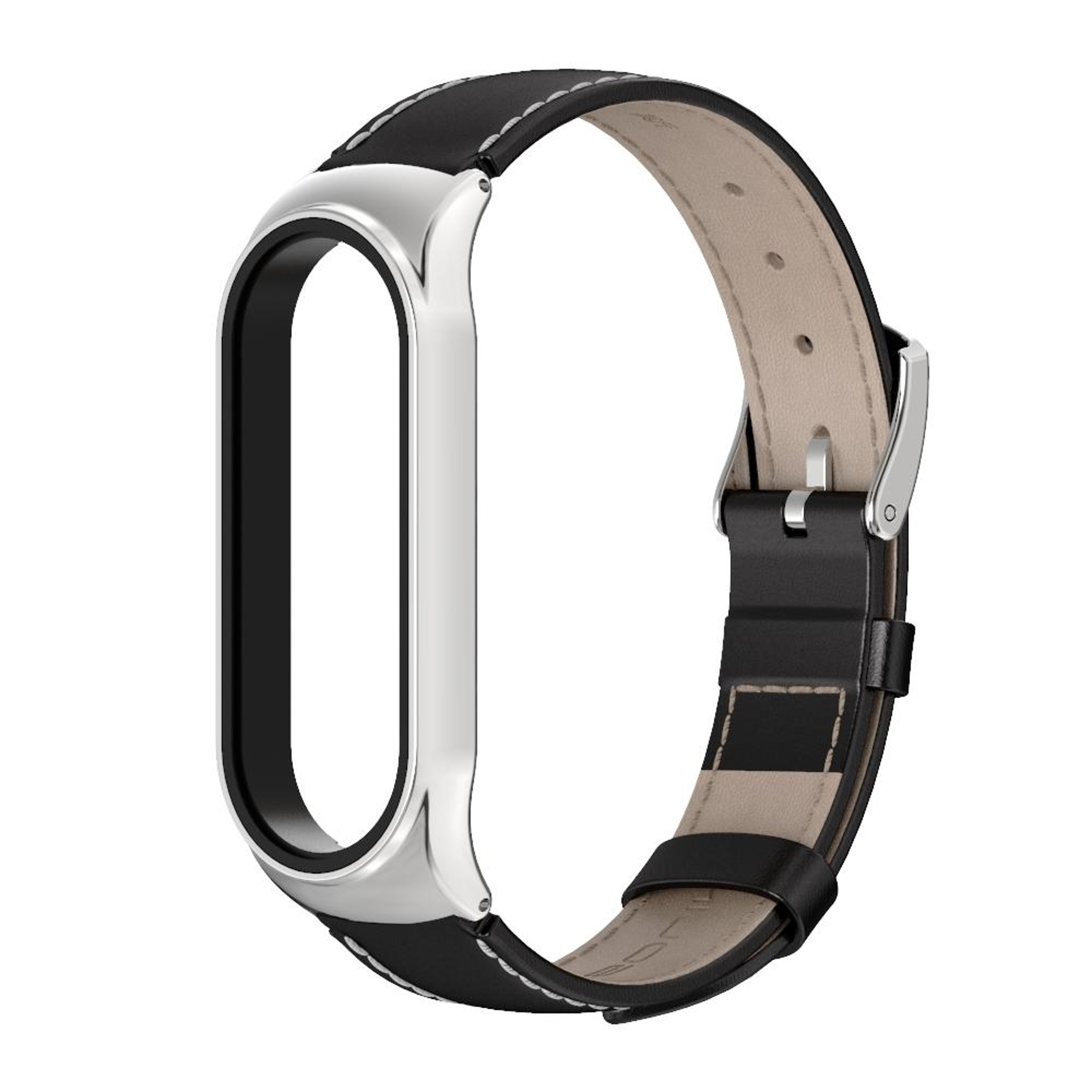Mijobs Genuine Cowhide Xiaomi Mi Band 6 Leather Strap Adjustable Replacement Watch Band for Mi Band 5 – view 7
