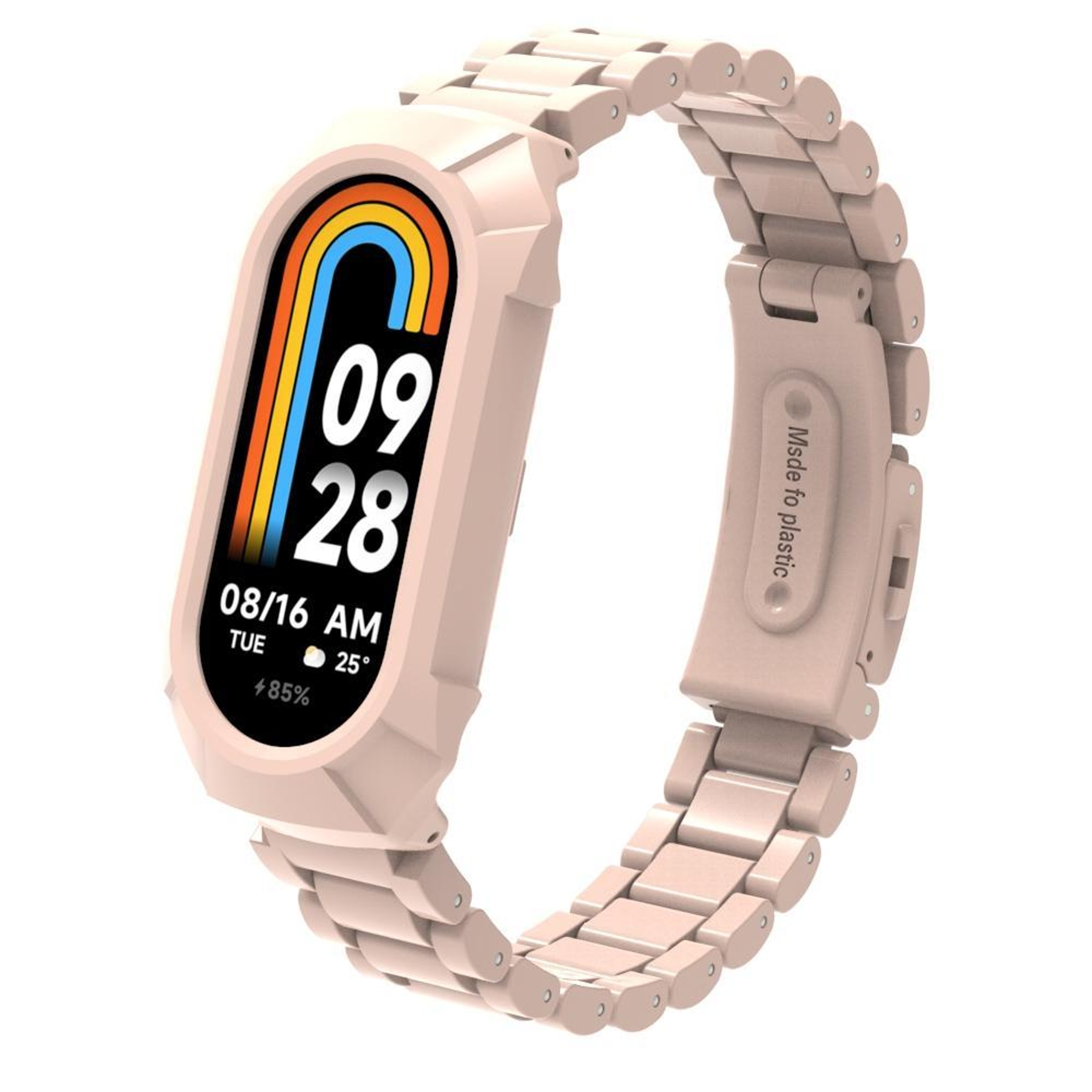 Xiaomi Smart Band 9 8 Replacement Watch Band Integrated Three Bead Watch Strap With Protective Fram 8