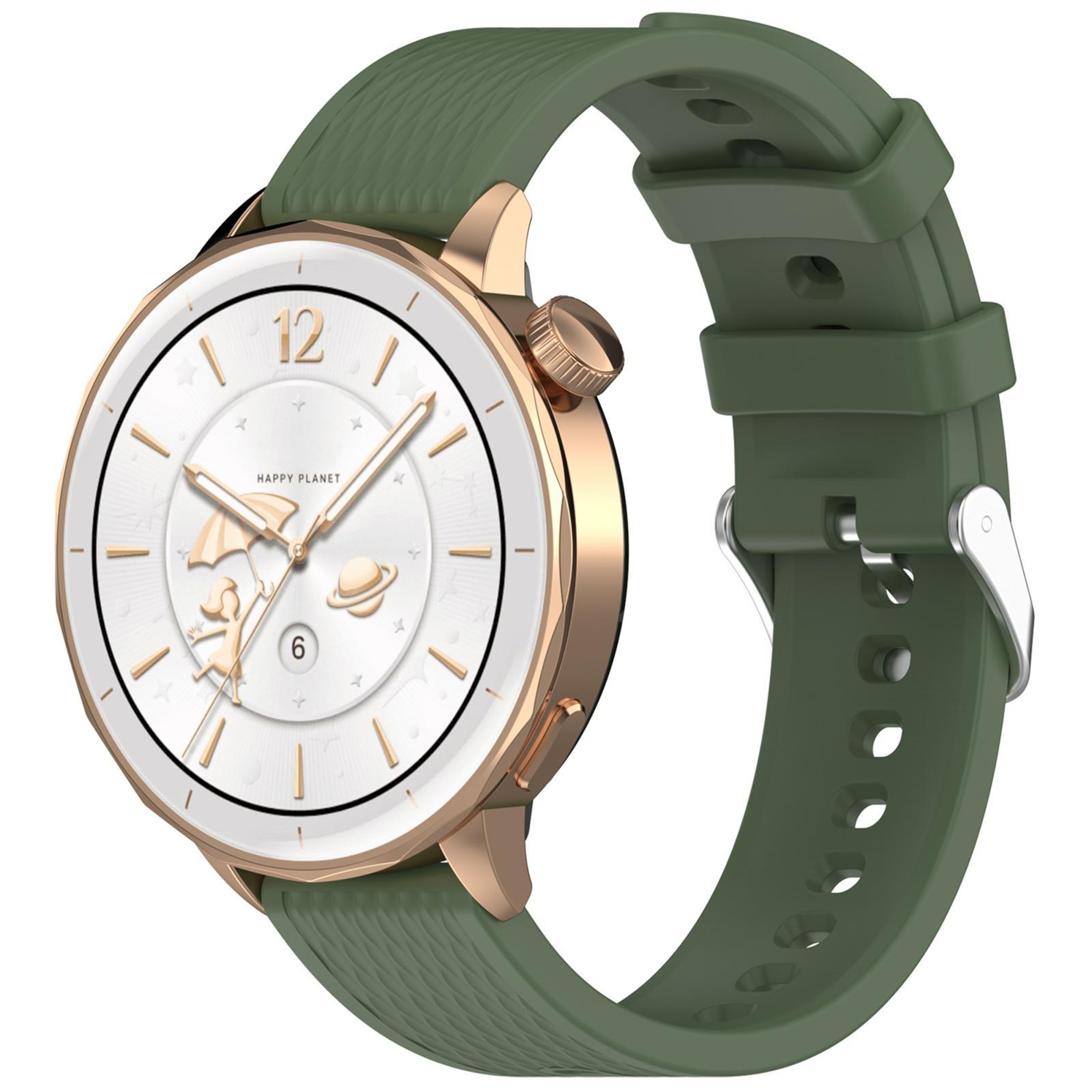Quick Release Watch Band Soft Silicone Watch Strap With Rhombus Texture 13