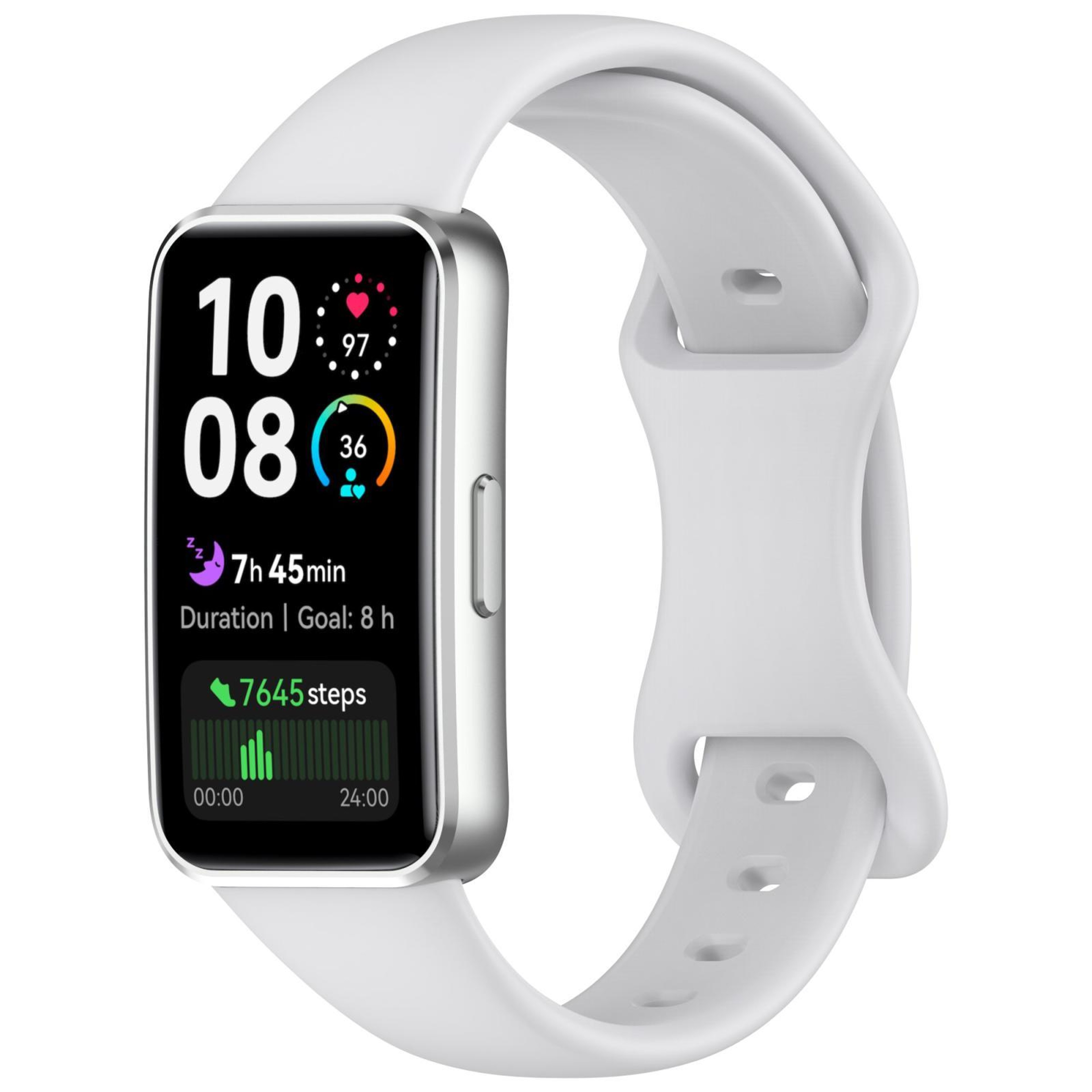 Huawei Band 10 Silicone Watch Band With Butterfly Buckle Adjustable Replacement Strap 20