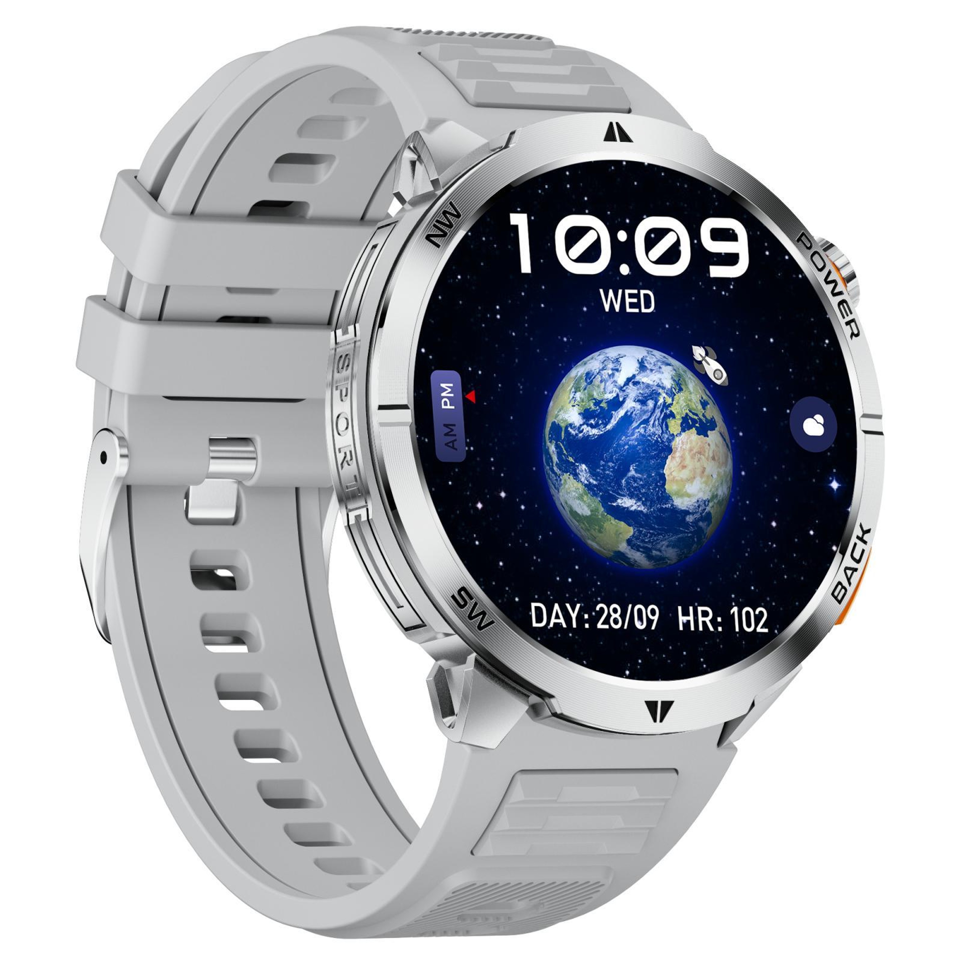 MT68 Outdoor Smart Watch With 17 Inch IPS Display 1000mAh Battery Bluetooth Calling Flashlight 16