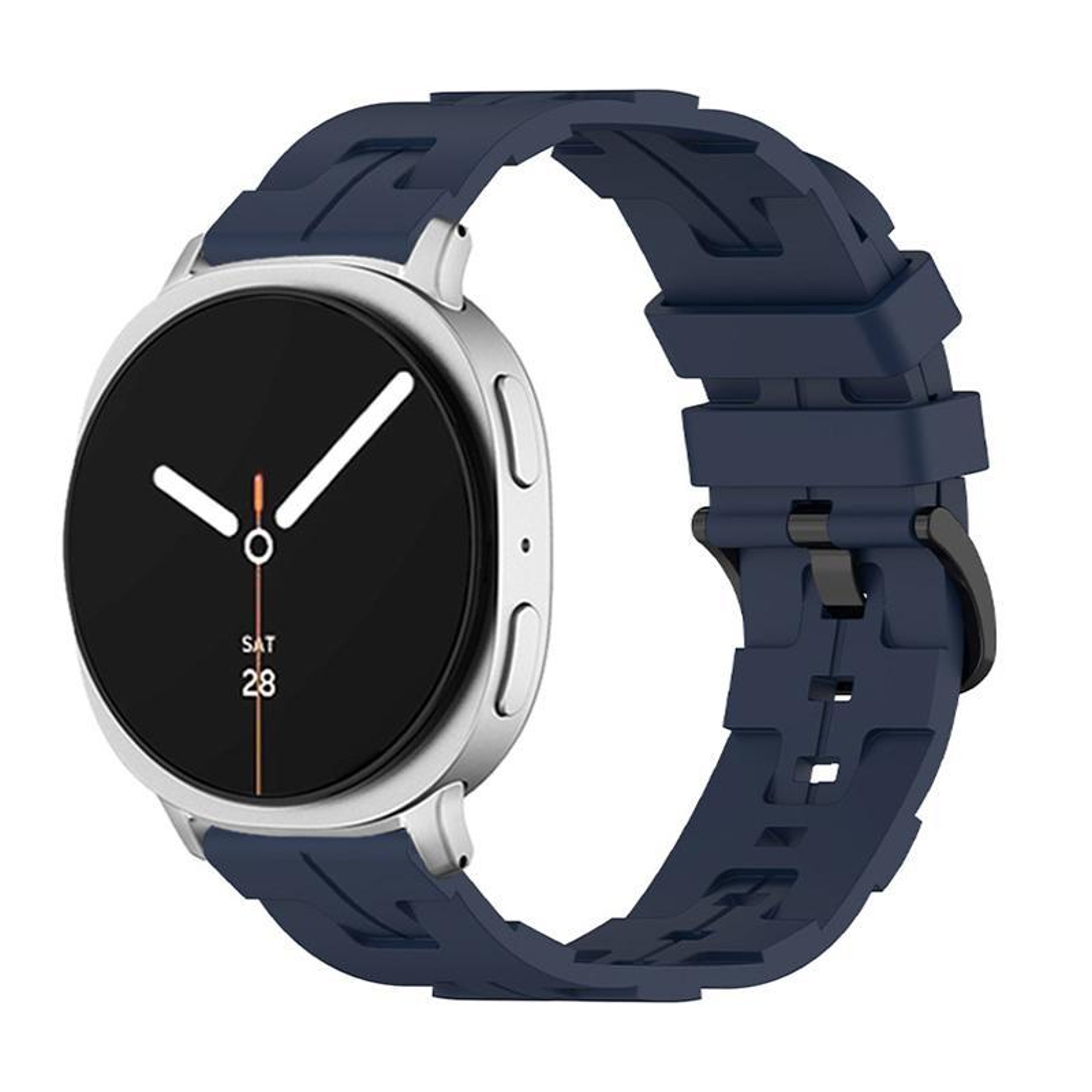 Samsung Galaxy Watch8 Classic Silicone Watch Band Adjustable Sport Watch Strap 4