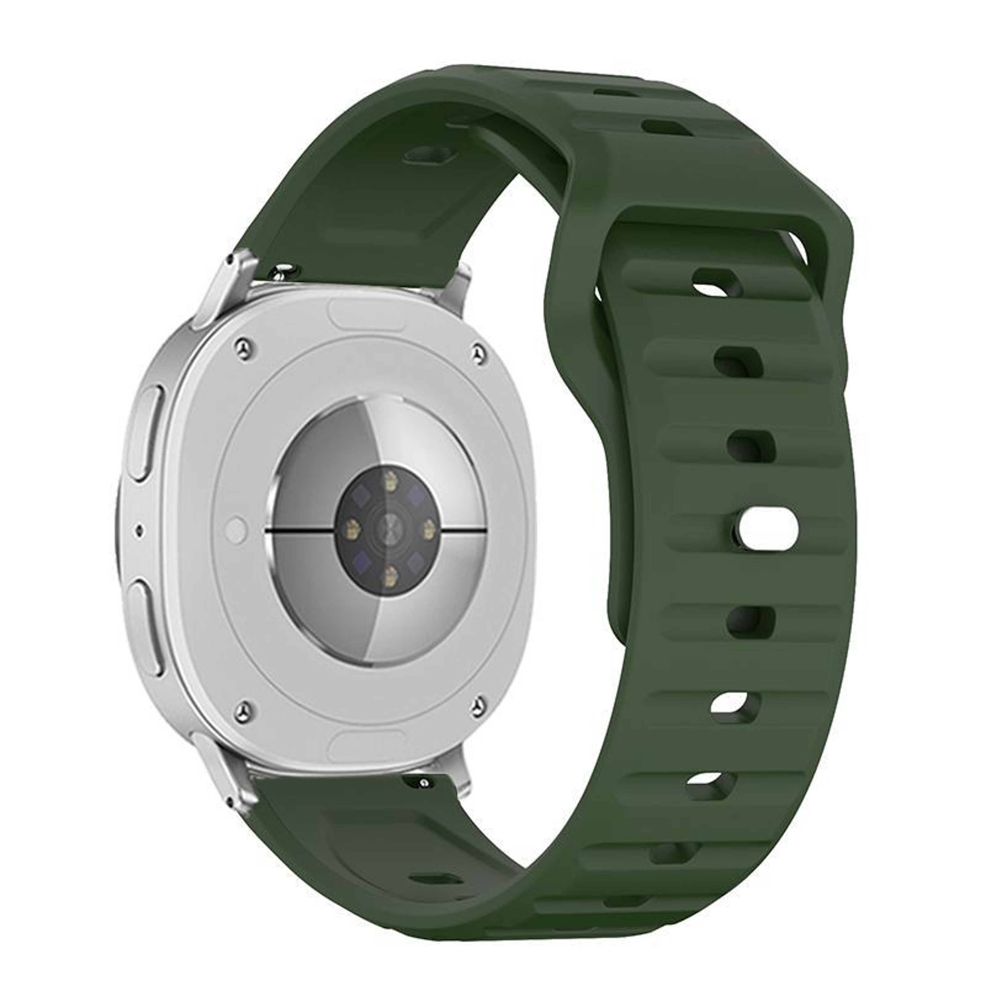 Samsung Galaxy Watch8 Classic Silicone Watch Band Wave Texture Adjustable Sport Strap – view 2