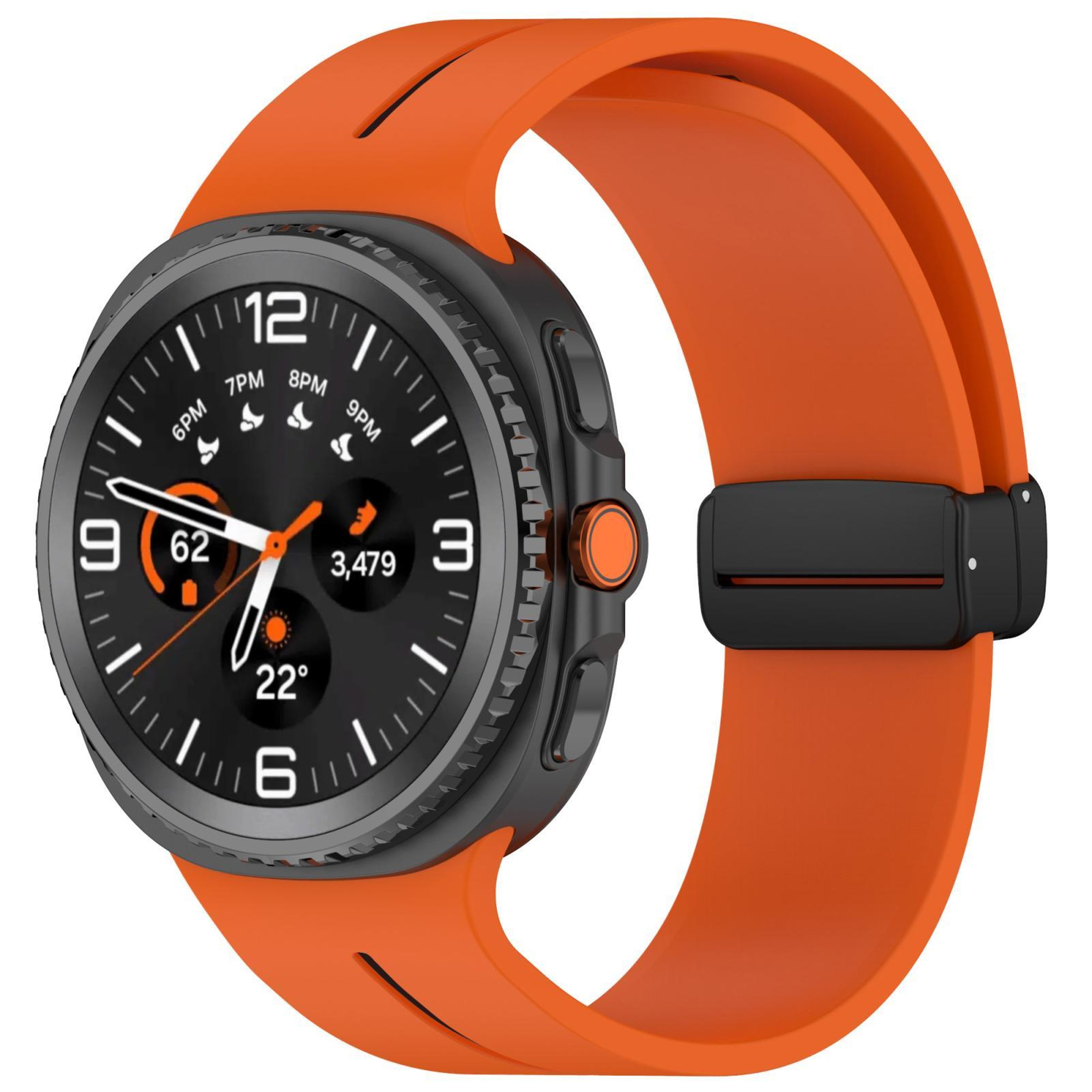 Samsung Galaxy Watch8 Classic Magnetic Silicone Watch Band Adjustable Soft Replacement Strap 5