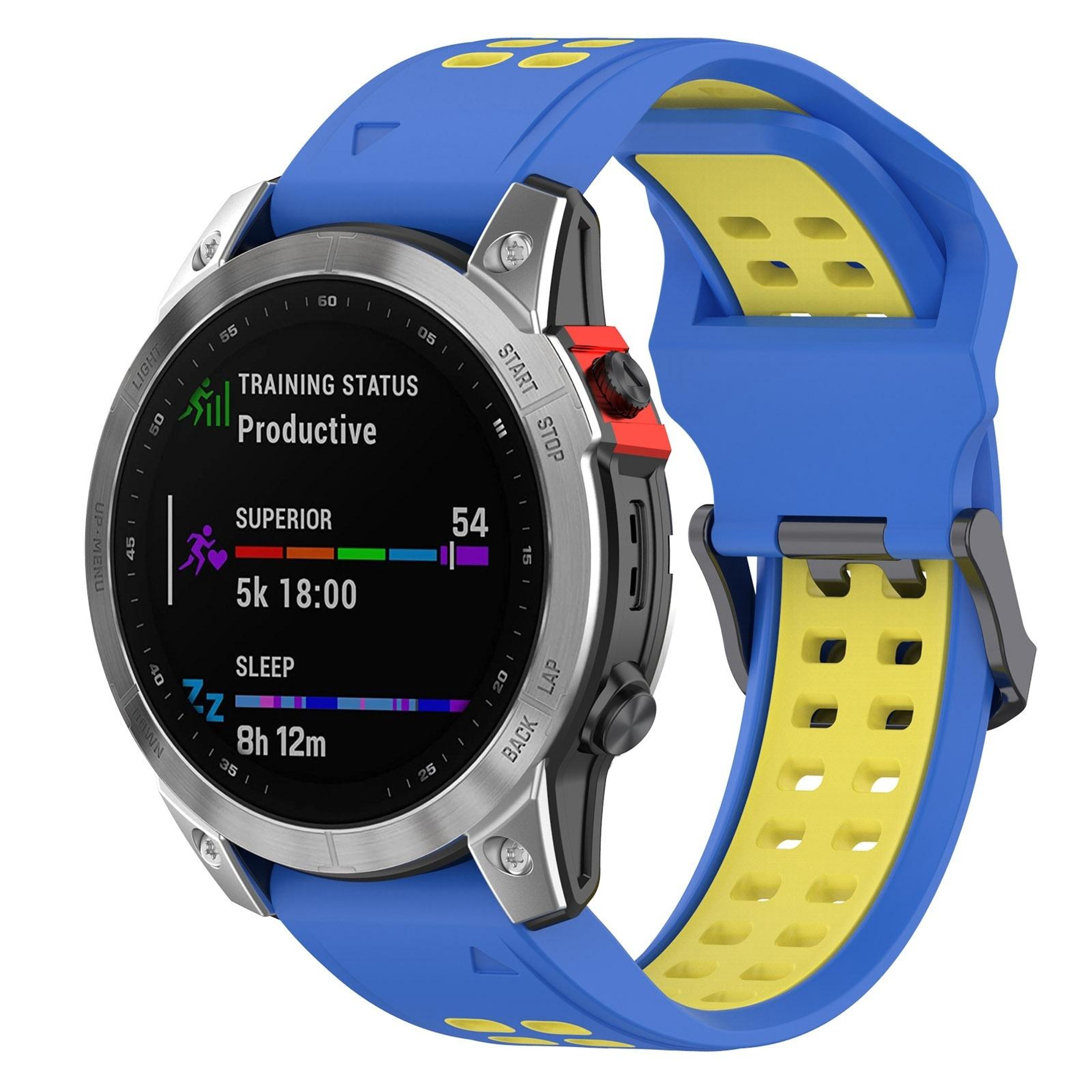 Amazfit Falcon 22mm Silicone Watch Band Two Color Sports Watch Strap With Quick Release 12