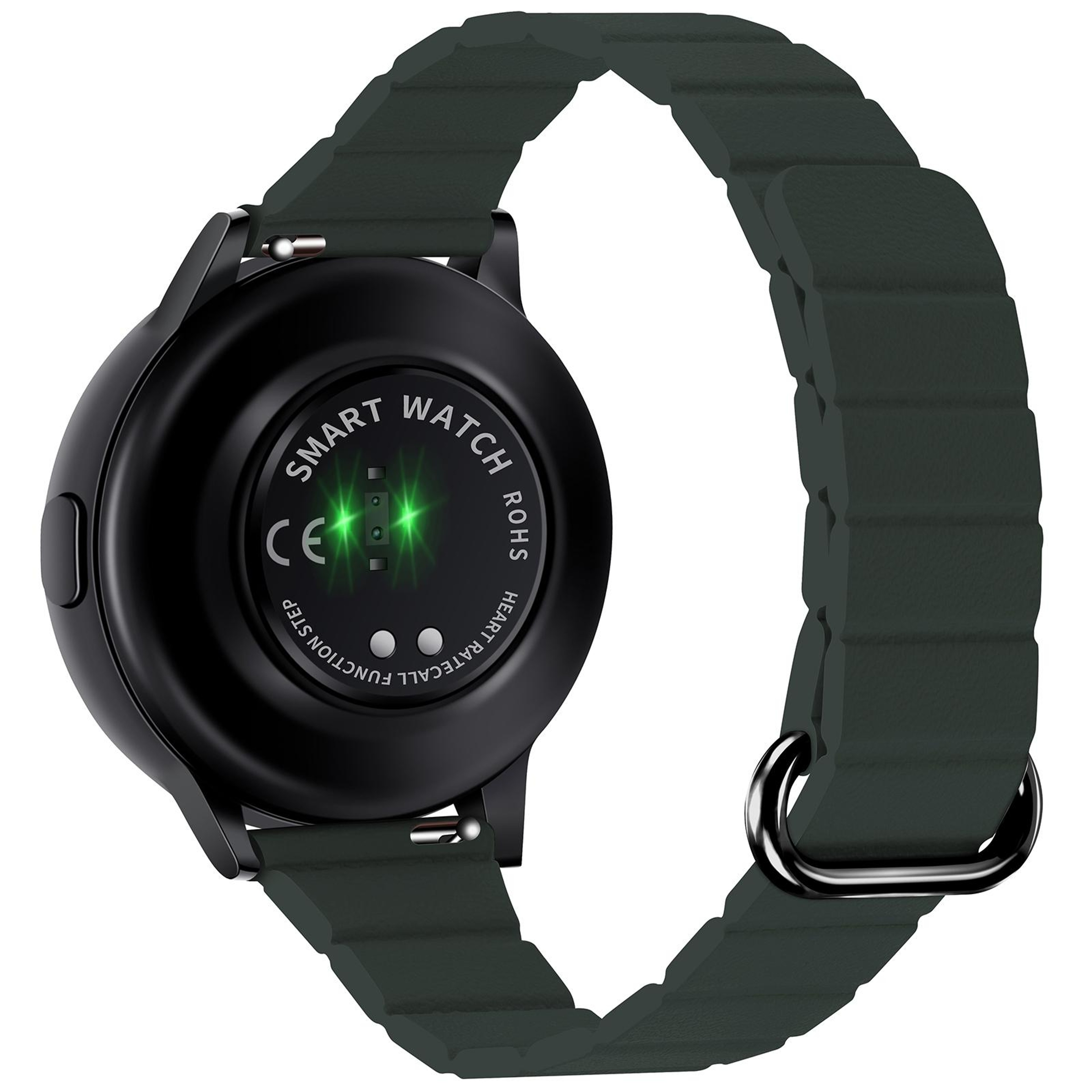 Samsung Galaxy Watch3 45mm Leather Watch Band With Magnetic Buckle 22mm Replacement Strap 18